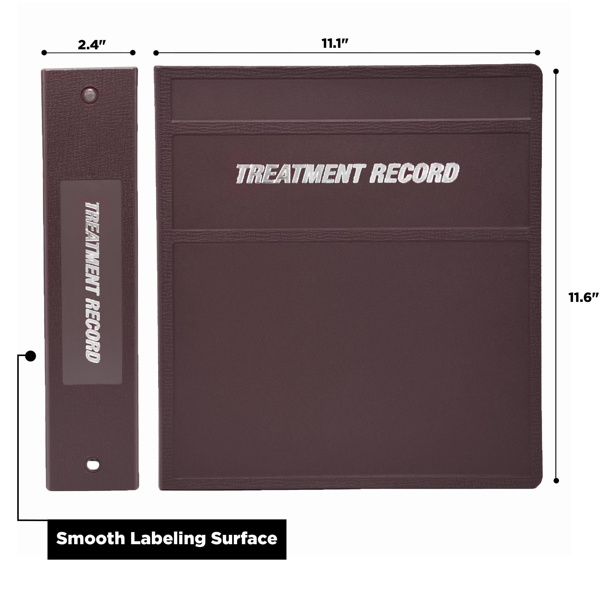Heavy Duty Ring Binder for Treatment Administration Records (TAR) Manuals – Side Opening