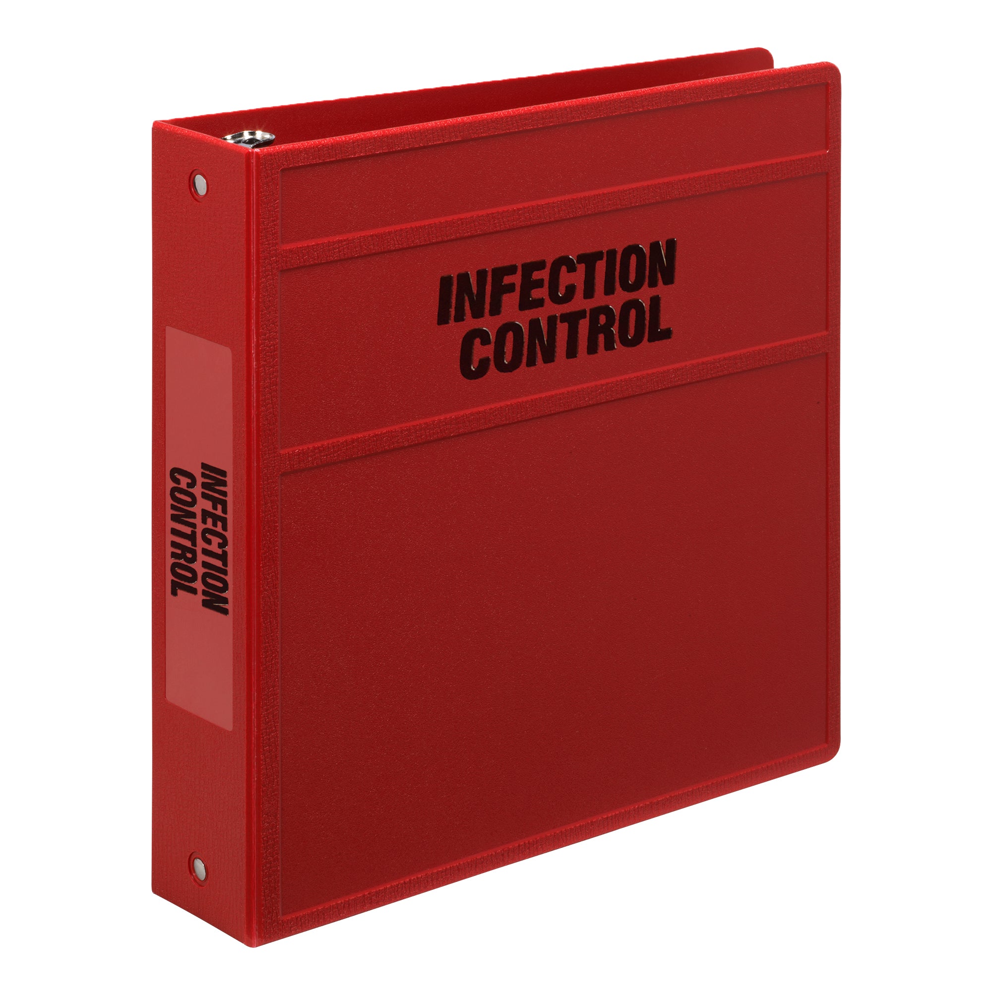 2-Inch Heavy Duty 3-Ring Binder for Infection Control Manual – Side Opening