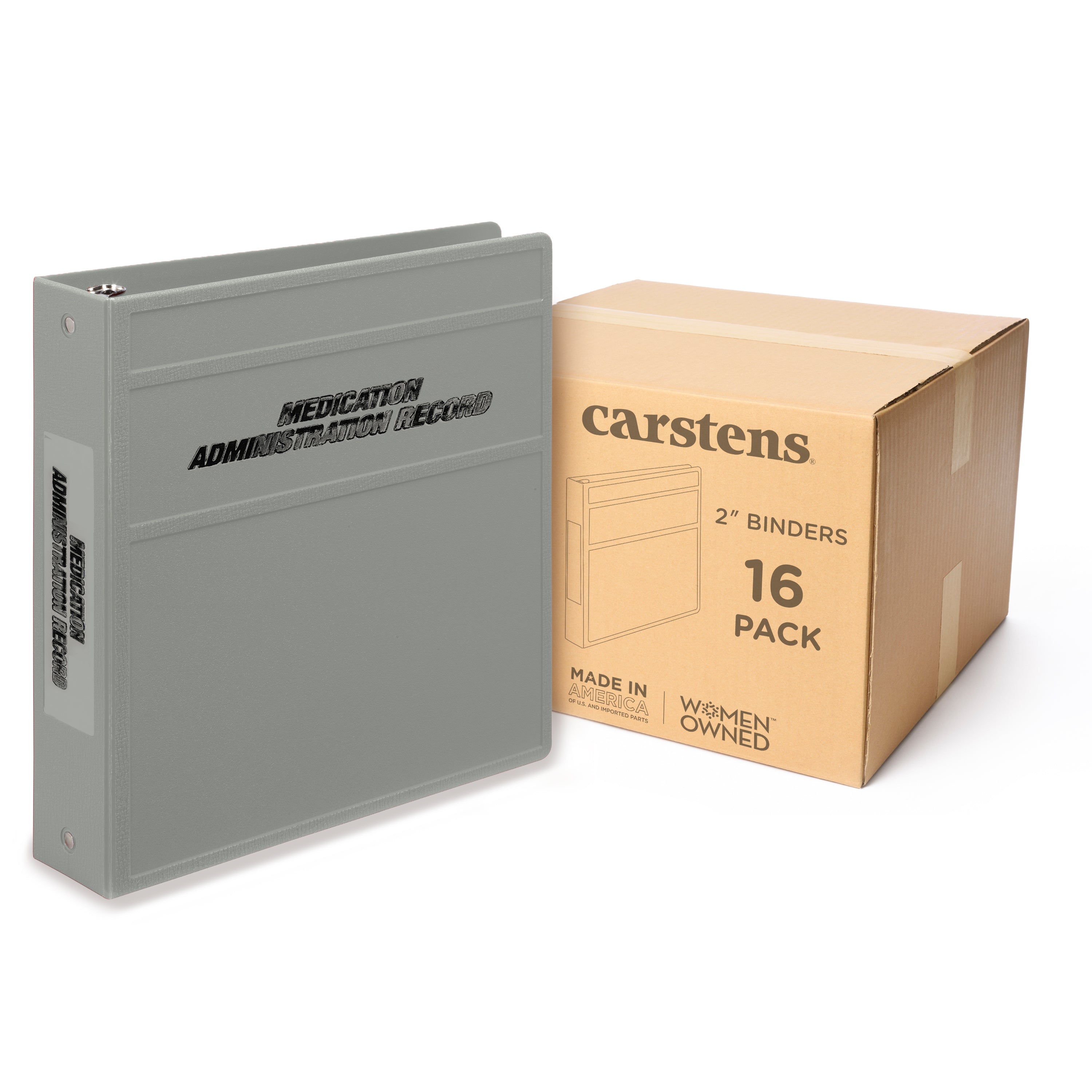 Heavy Duty Medical Administration Record (MAR) 3-Ring Binder – Side Opening