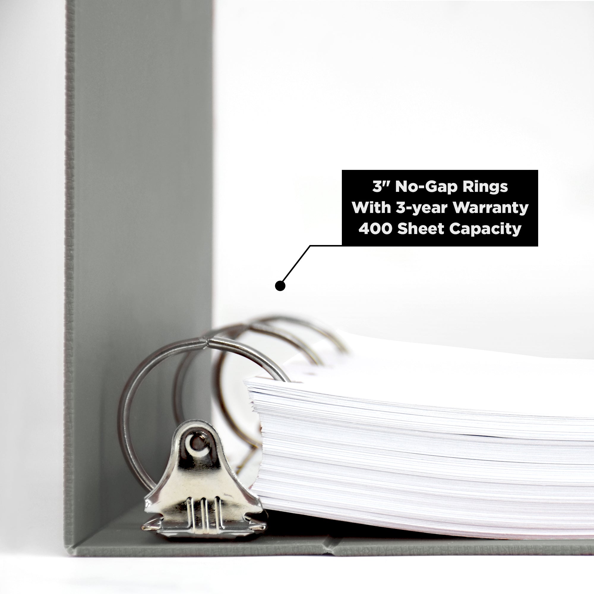 Heavy Duty Medical Administration Record (MAR) 3-Ring Binder – Side Opening