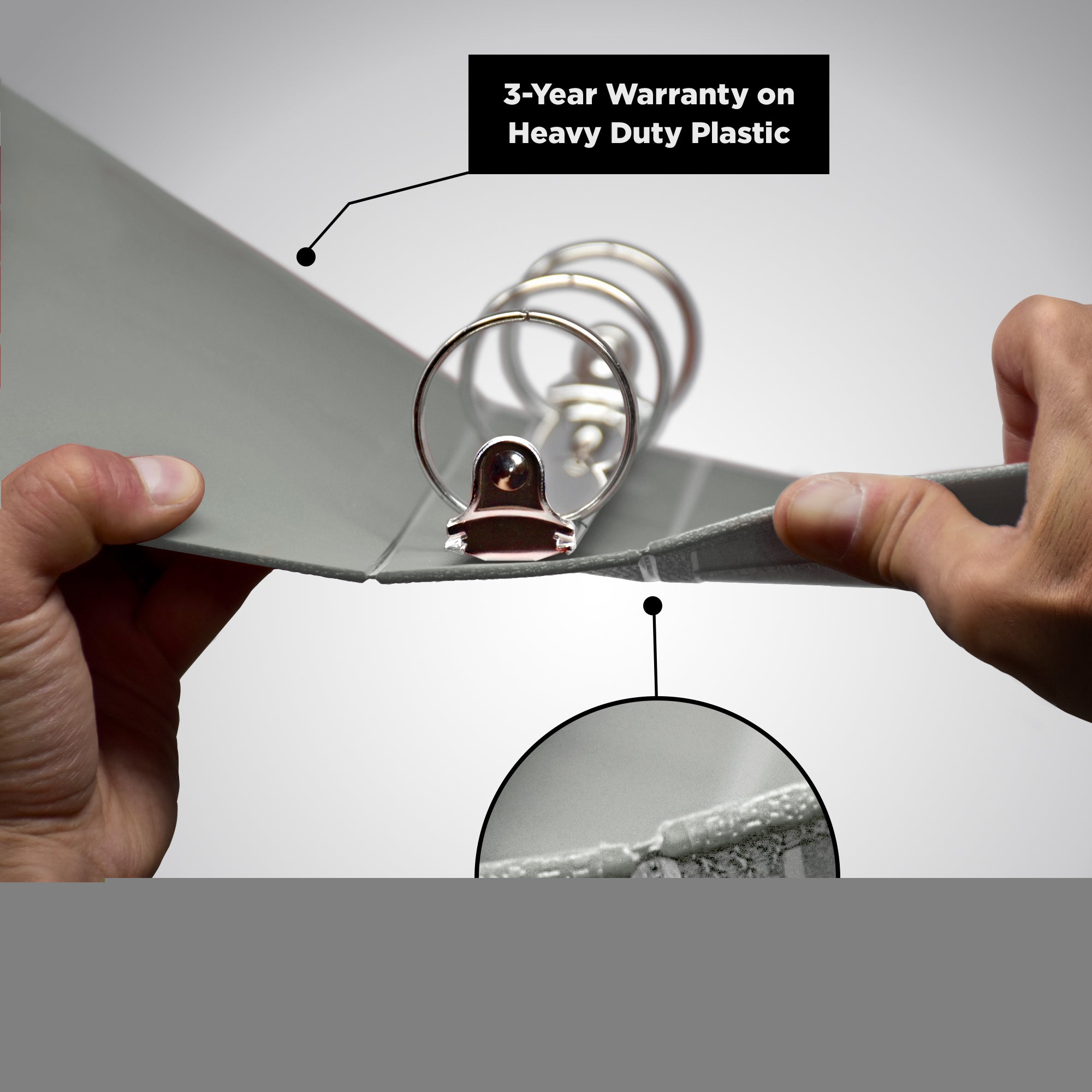 Heavy Duty Ring Binder for Medical Administration Records (MAR) Manuals – Top Opening