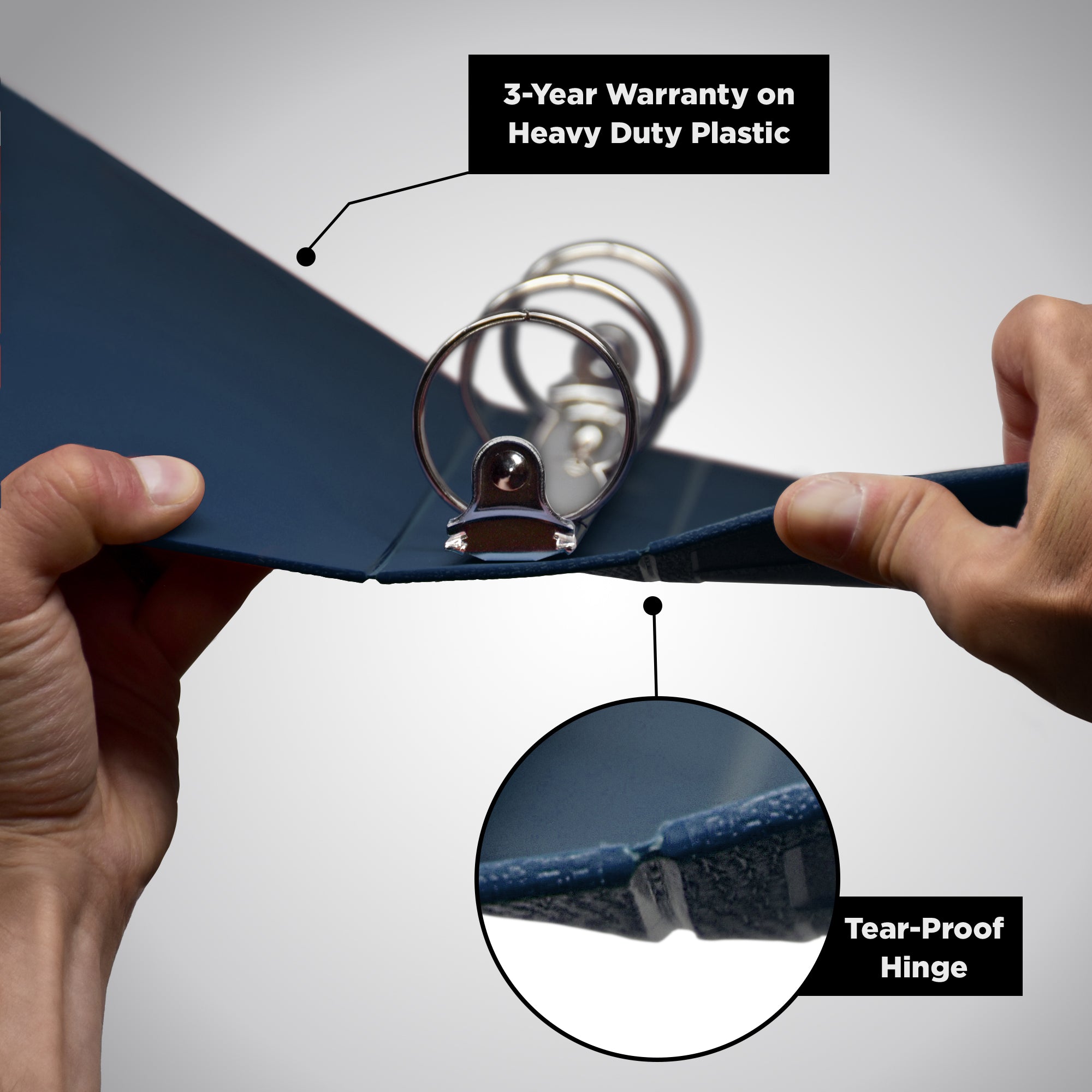 Heavy Duty Ring Binder for Treatment Administration Records (TAR) Manuals – Top Opening