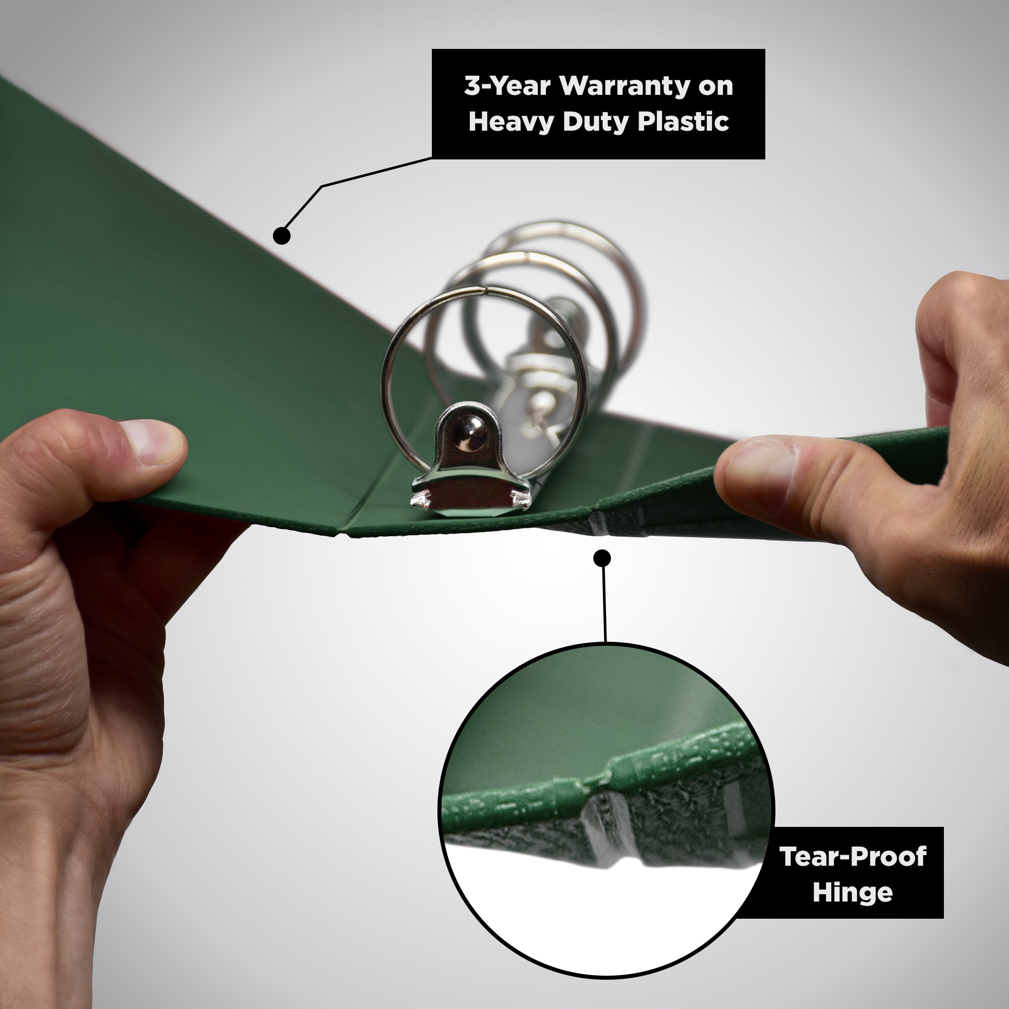 Heavy Duty Ring Binder for Treatment Administration Records (TAR) Manuals – Top Opening