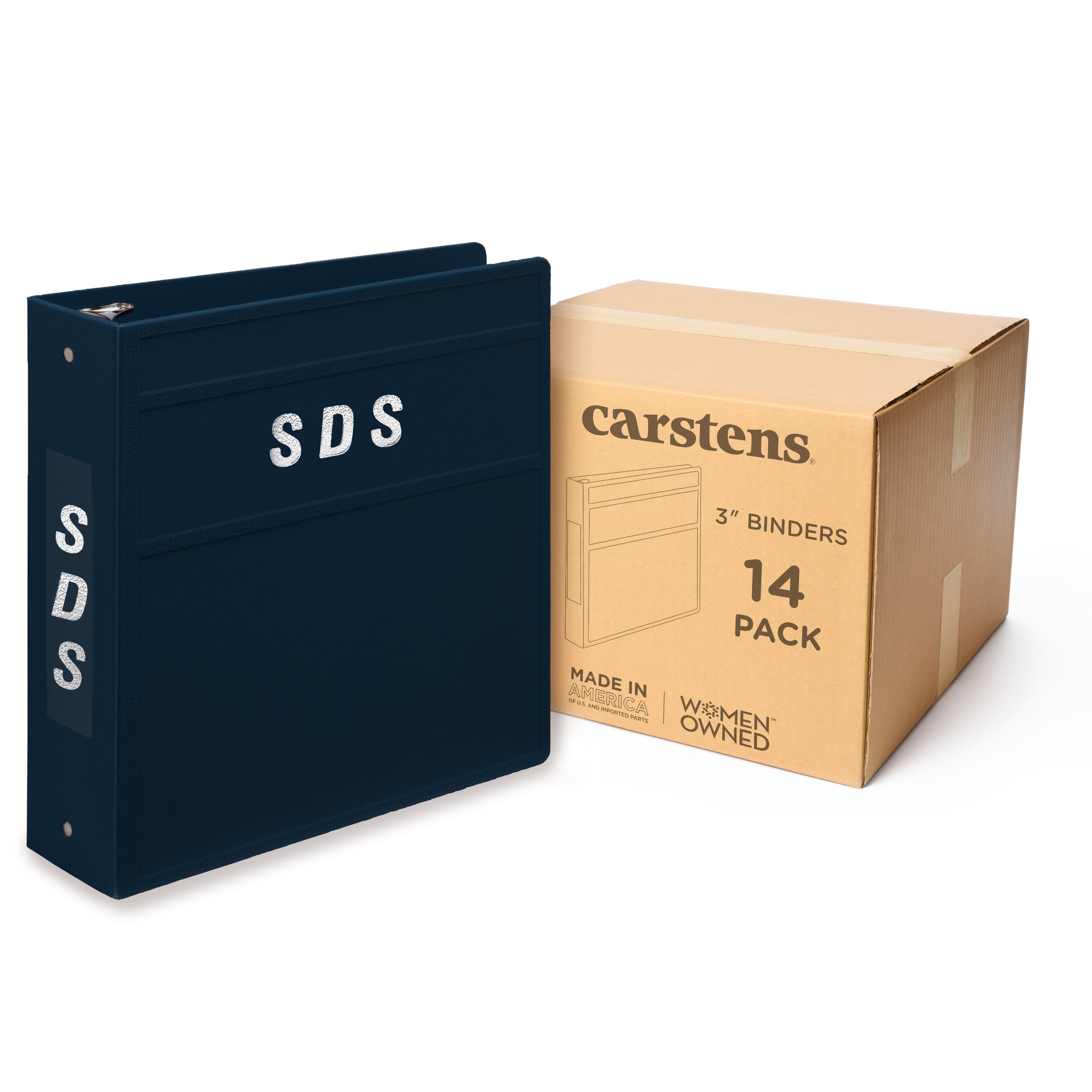 Heavy Duty 3-Ring Binder for Safety Data Sheets (SDS) – Side Opening