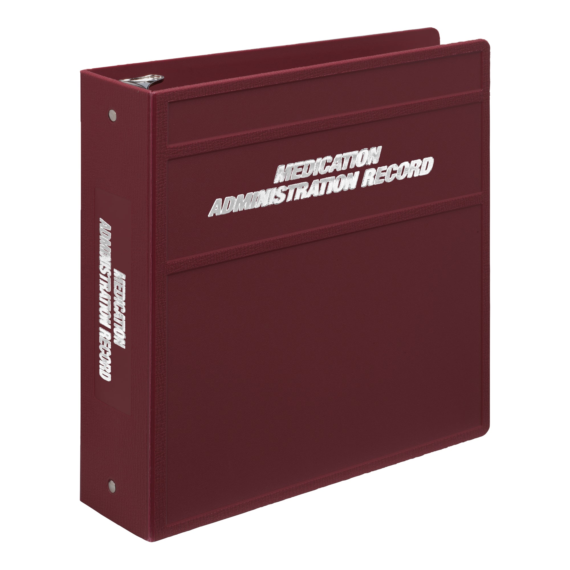 Heavy Duty Medical Administration Record (MAR) 3-Ring Binder – Side Opening