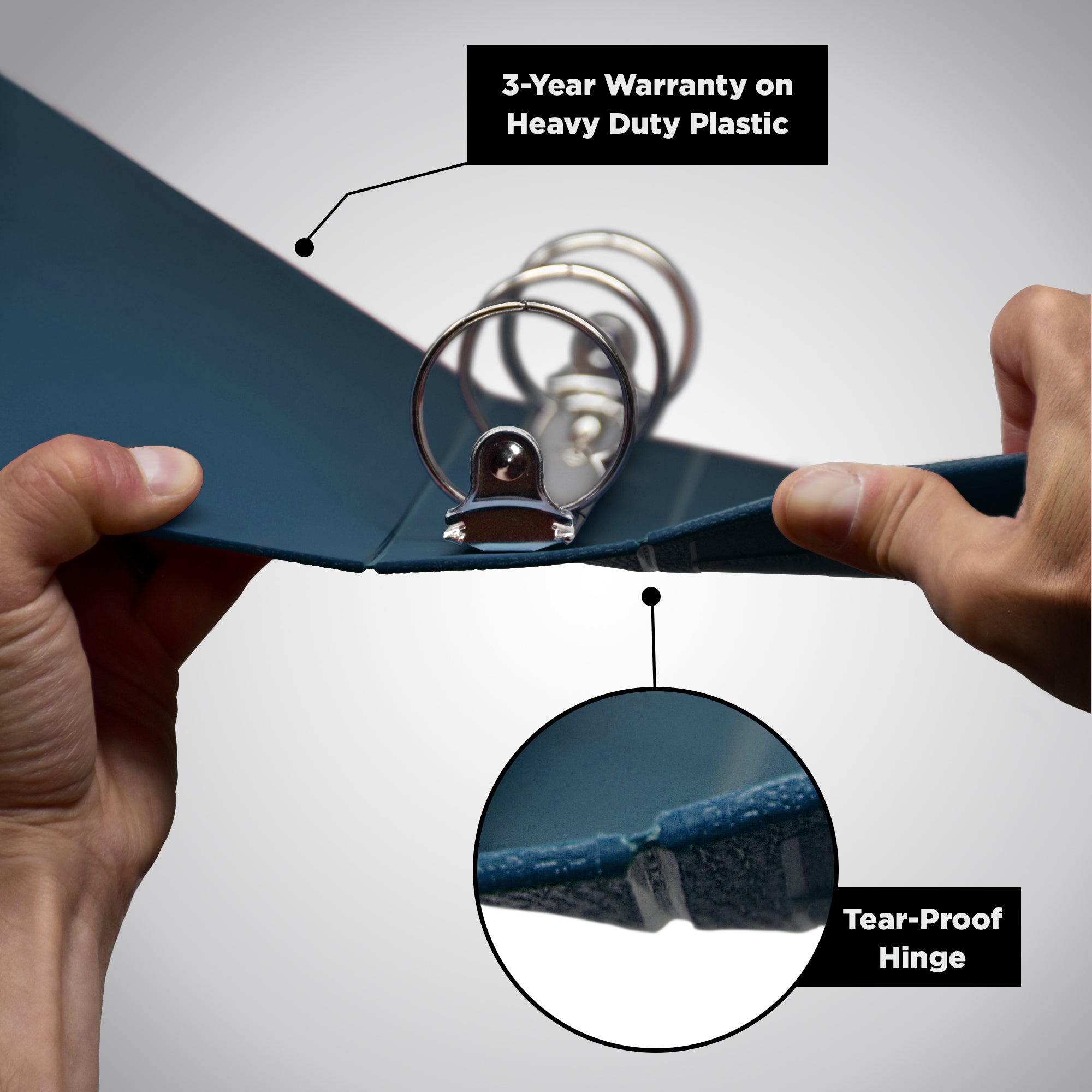 Heavy Duty Medical Administration Record (MAR) 3-Ring Binder – Side Opening