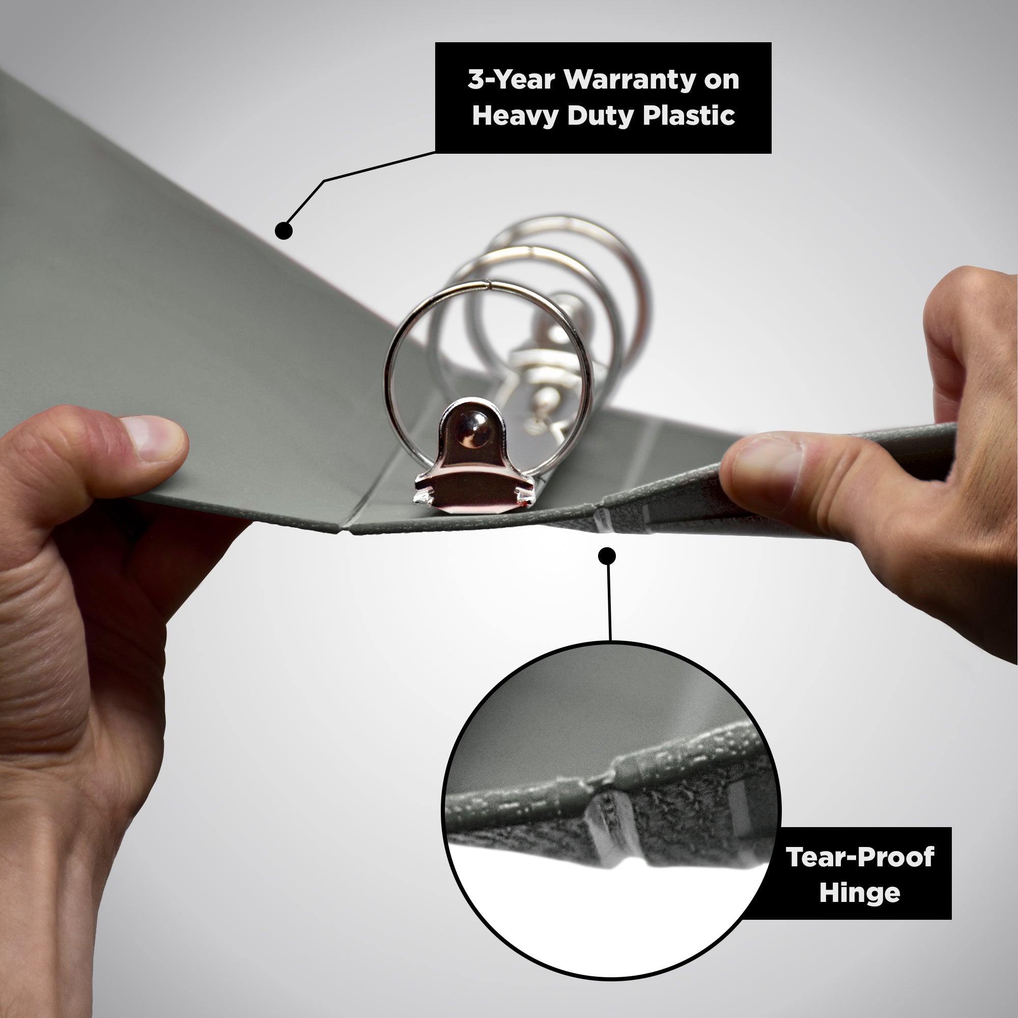 Heavy Duty Ring Binder for Treatment Administration Records (TAR) Manuals – Side Opening