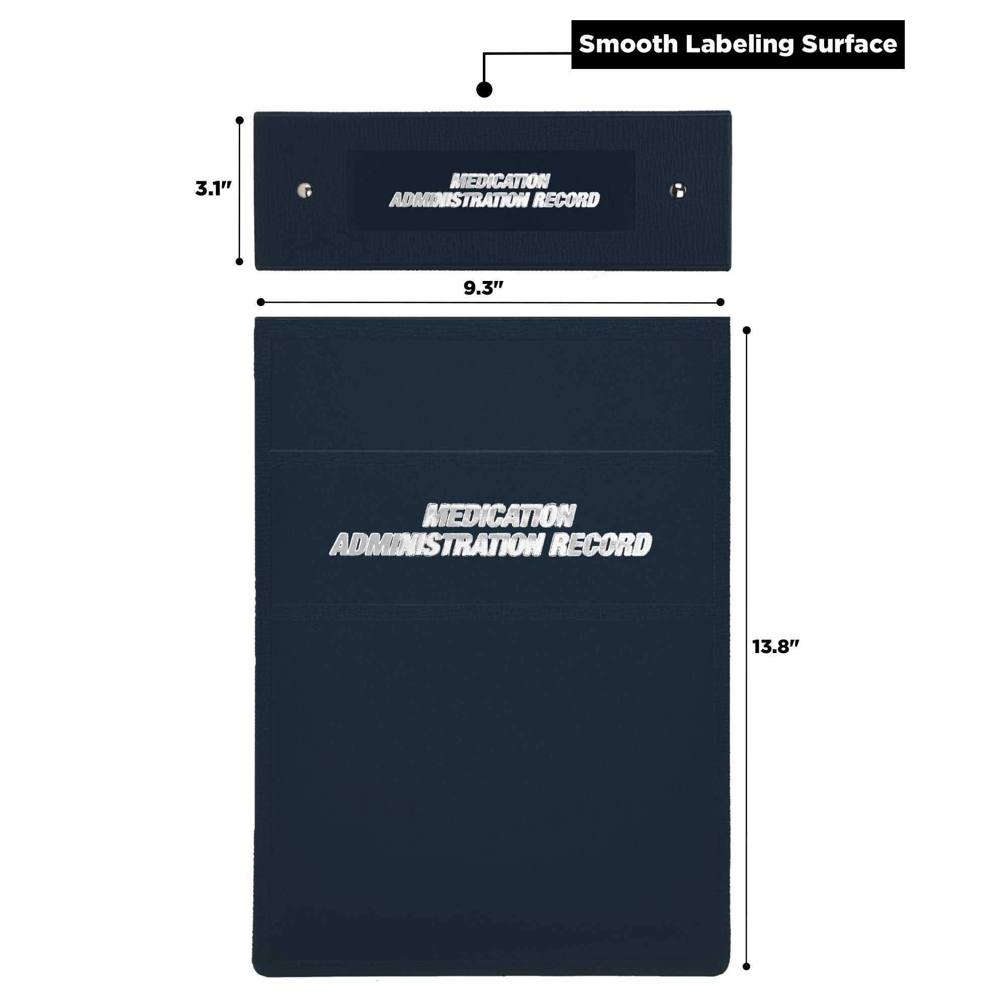 Heavy Duty Ring Binder for Medical Administration Records (MAR) Manuals – Top Opening