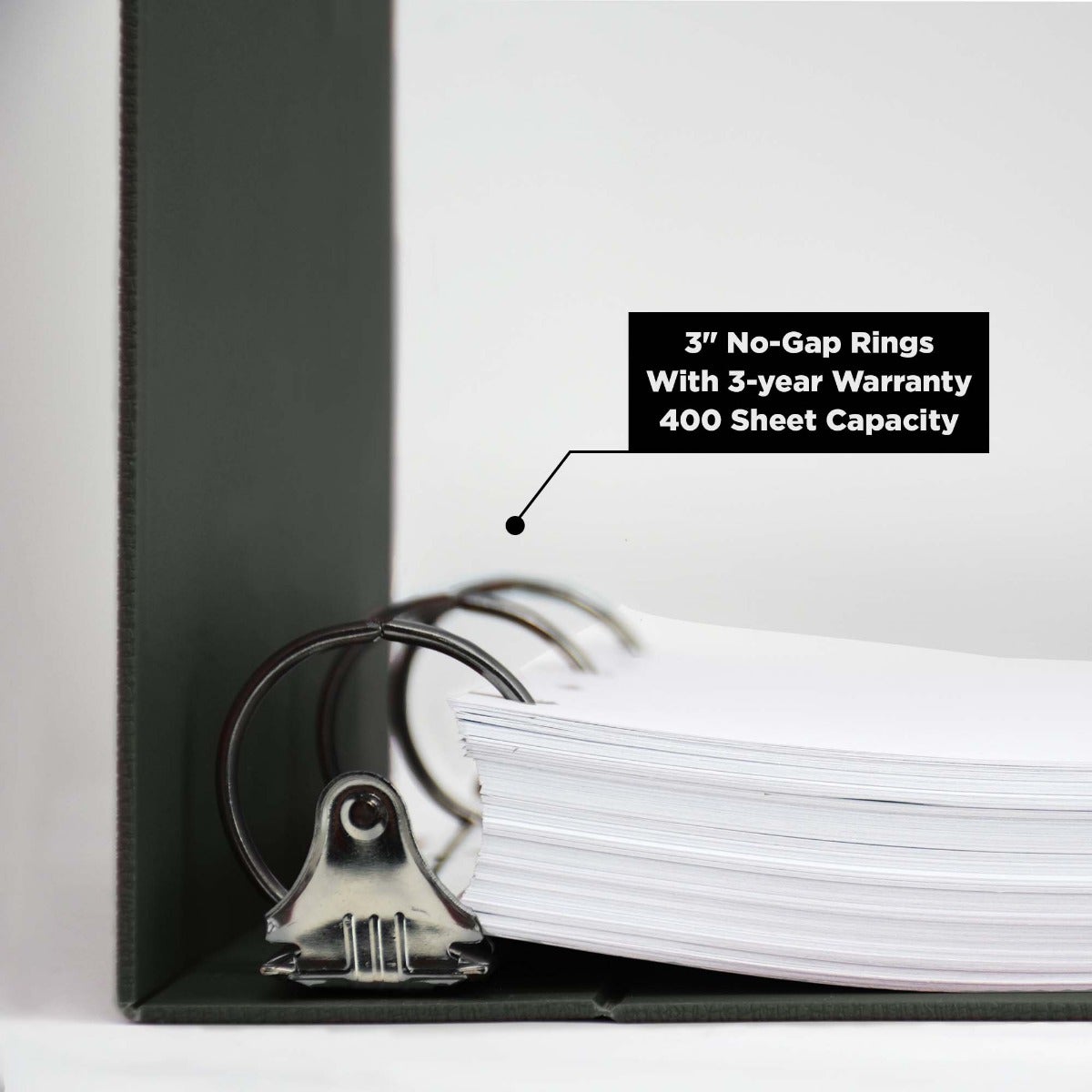 Heavy Duty Ring Binder for Treatment Administration Records (TAR) Manuals – Side Opening