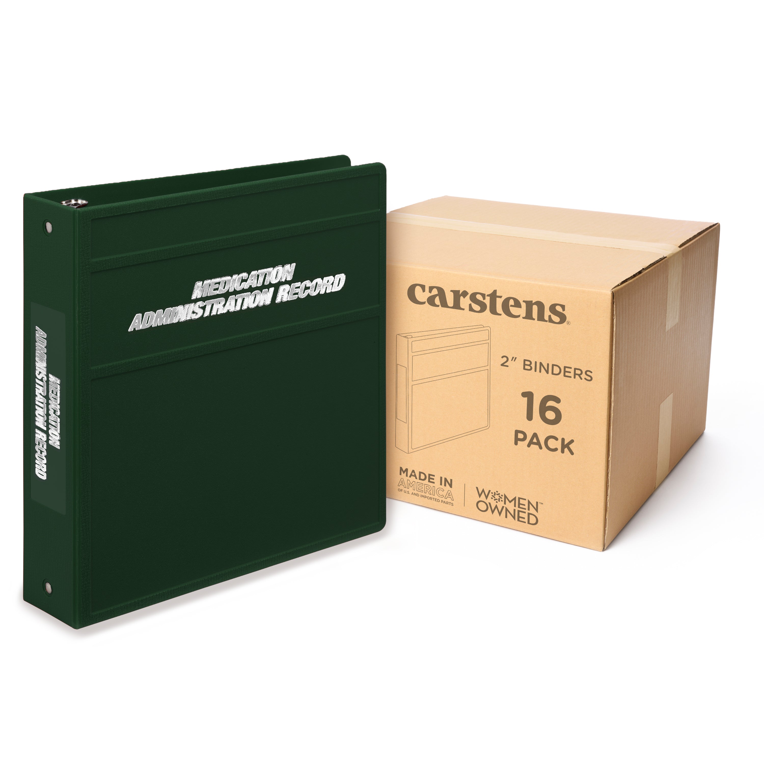 Heavy Duty Medical Administration Record (MAR) 3-Ring Binder – Side Opening