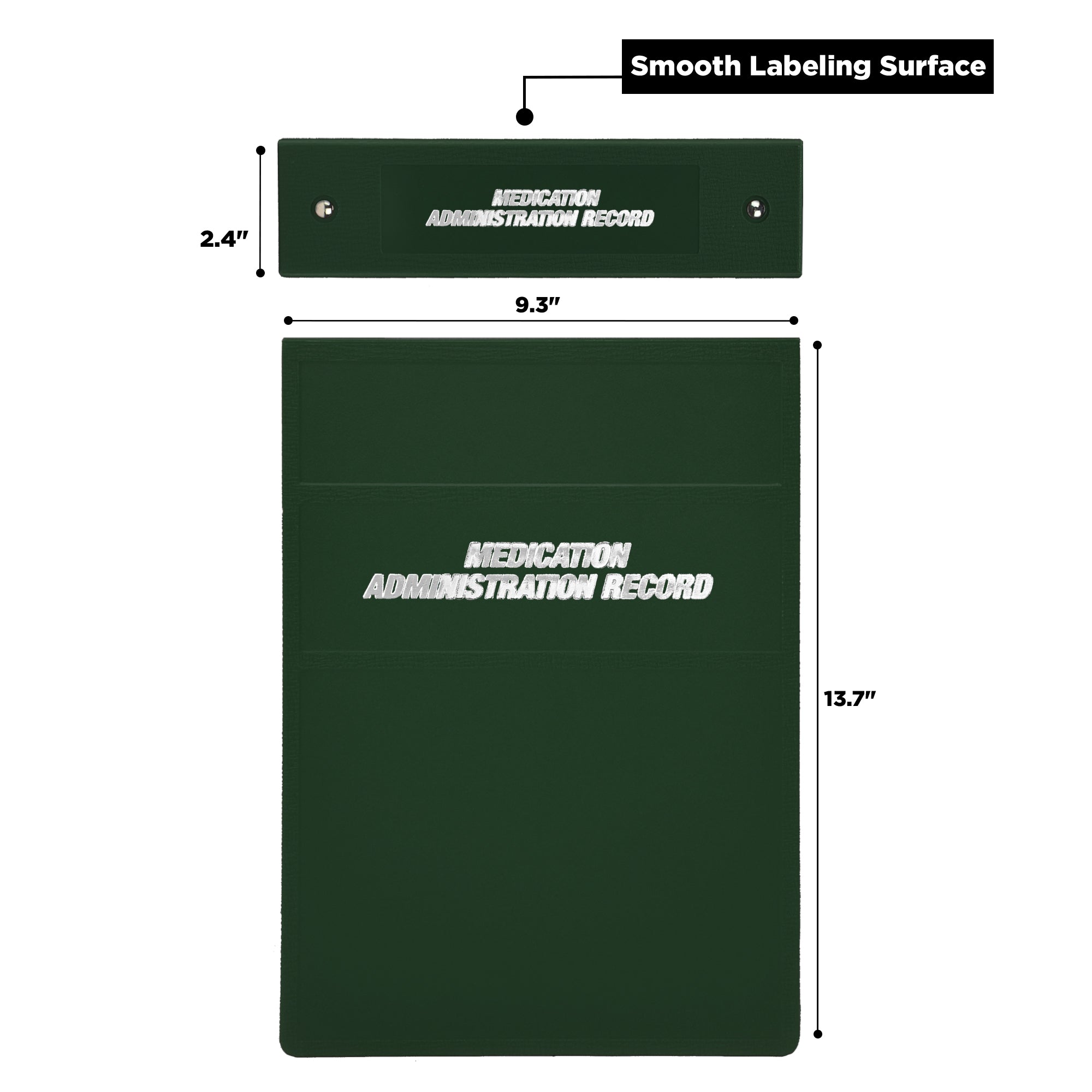 Heavy Duty Ring Binder for Medical Administration Records (MAR) Manuals – Top Opening