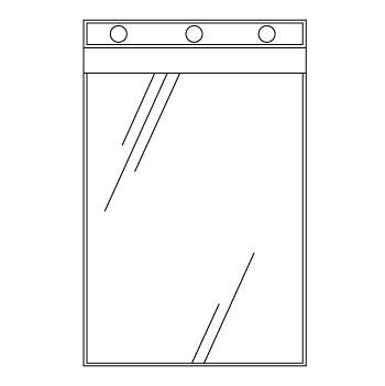 Heavy Duty Clear Vinyl Photo Sheet Protectors for Top Opening Ring Binders
