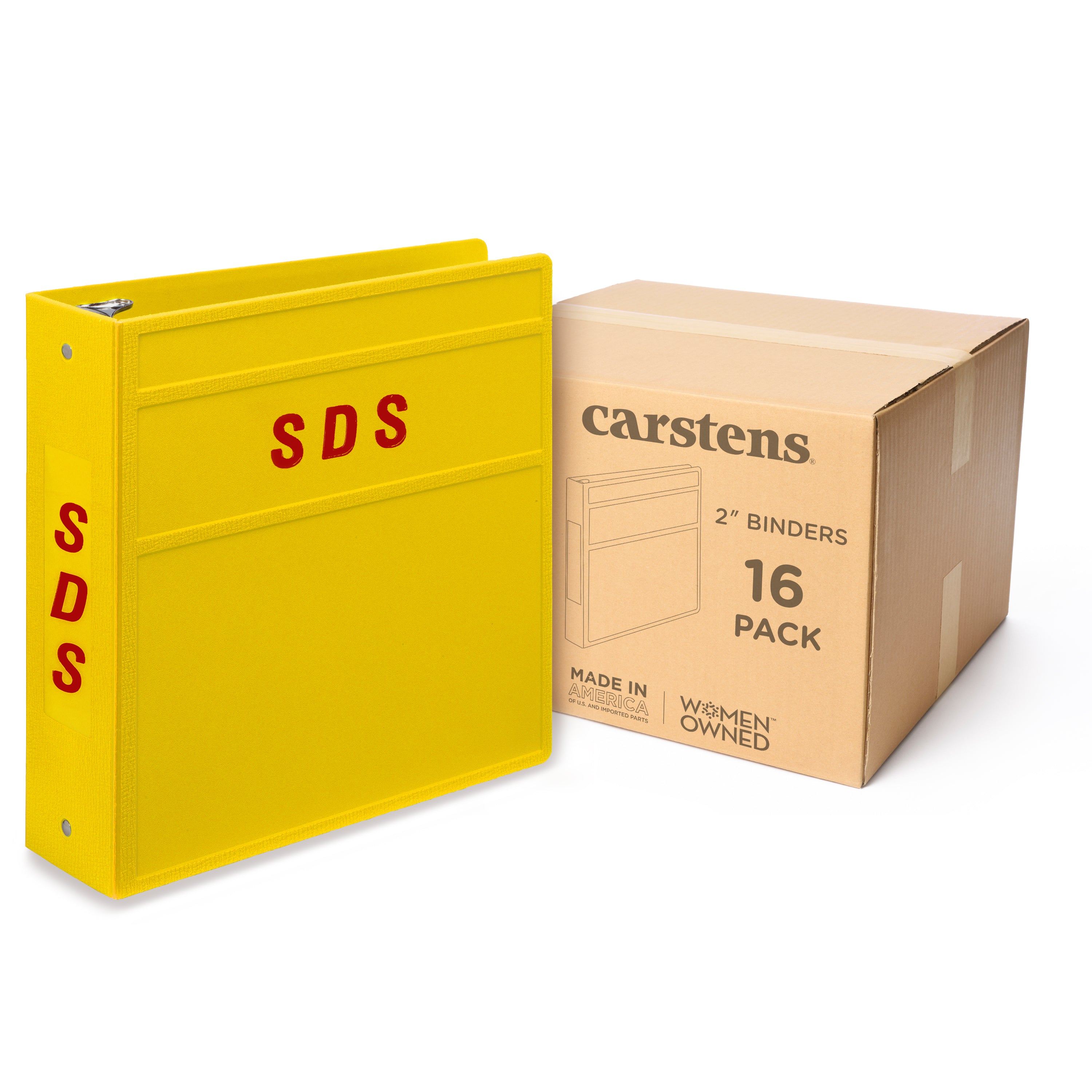 Heavy Duty 3-Ring Binder for Safety Data Sheets (SDS) – Side Opening