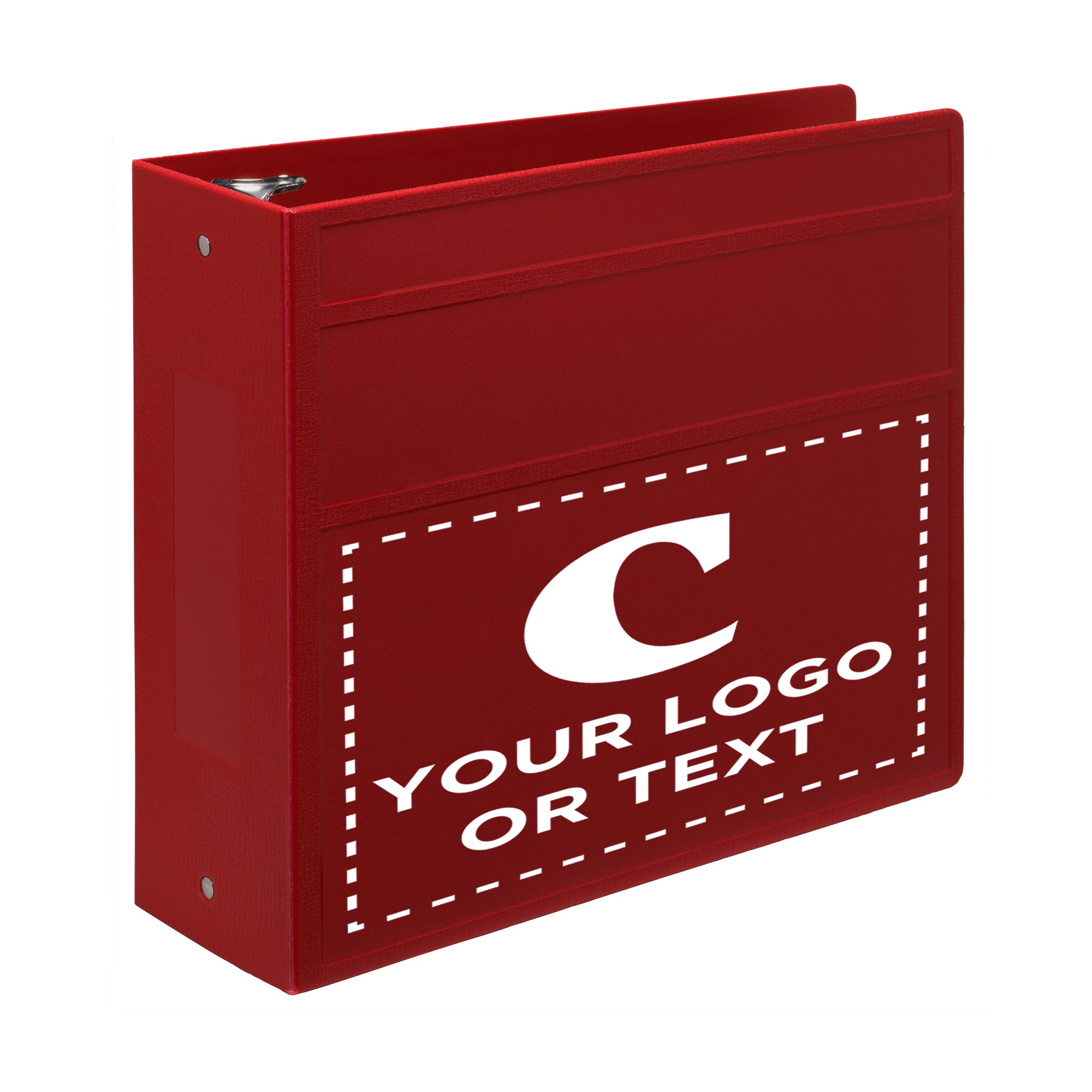 Custom 4-Inch Binder with Logo – Heavy Duty Side-Opening