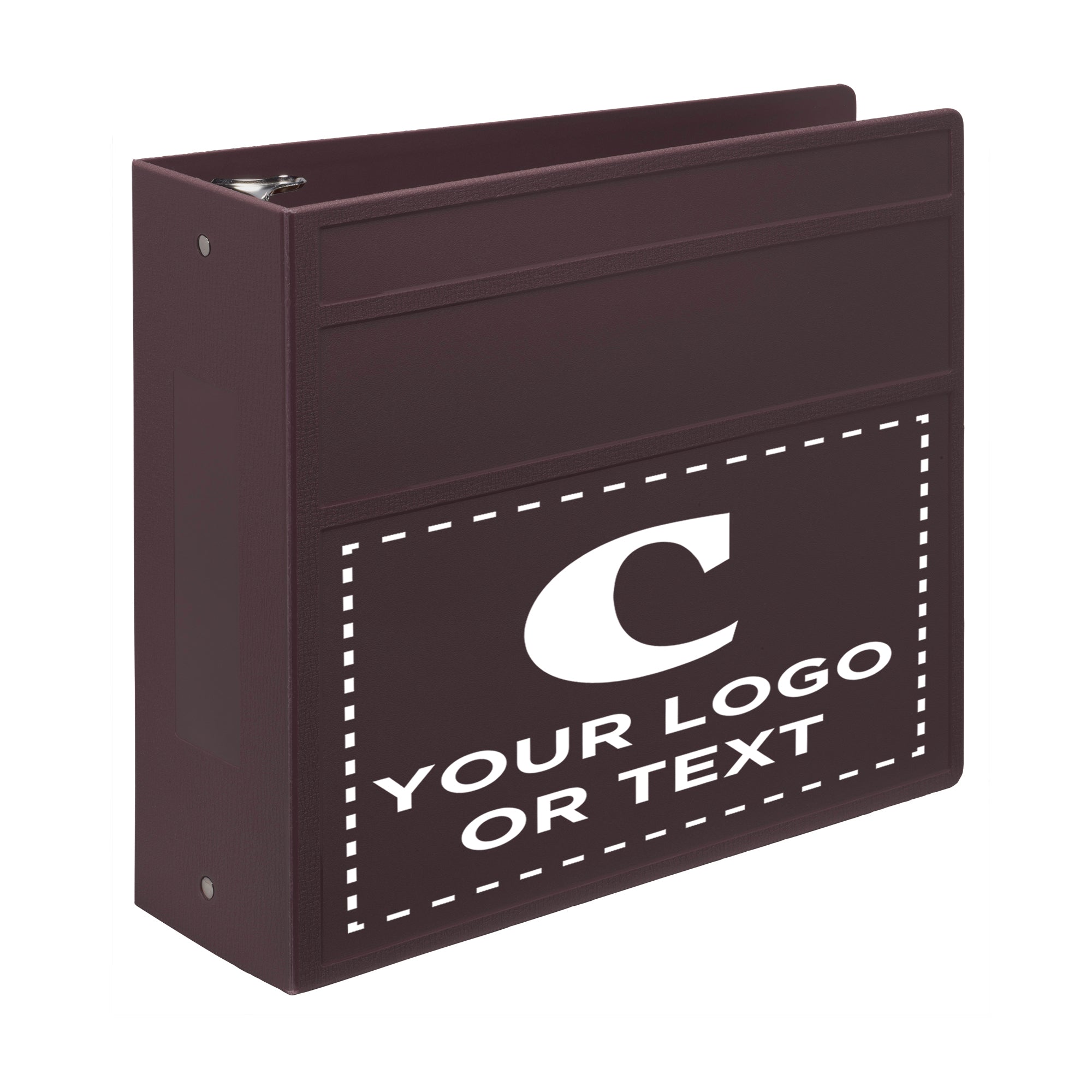Custom 4-Inch Binder with Logo – Heavy Duty Side-Opening