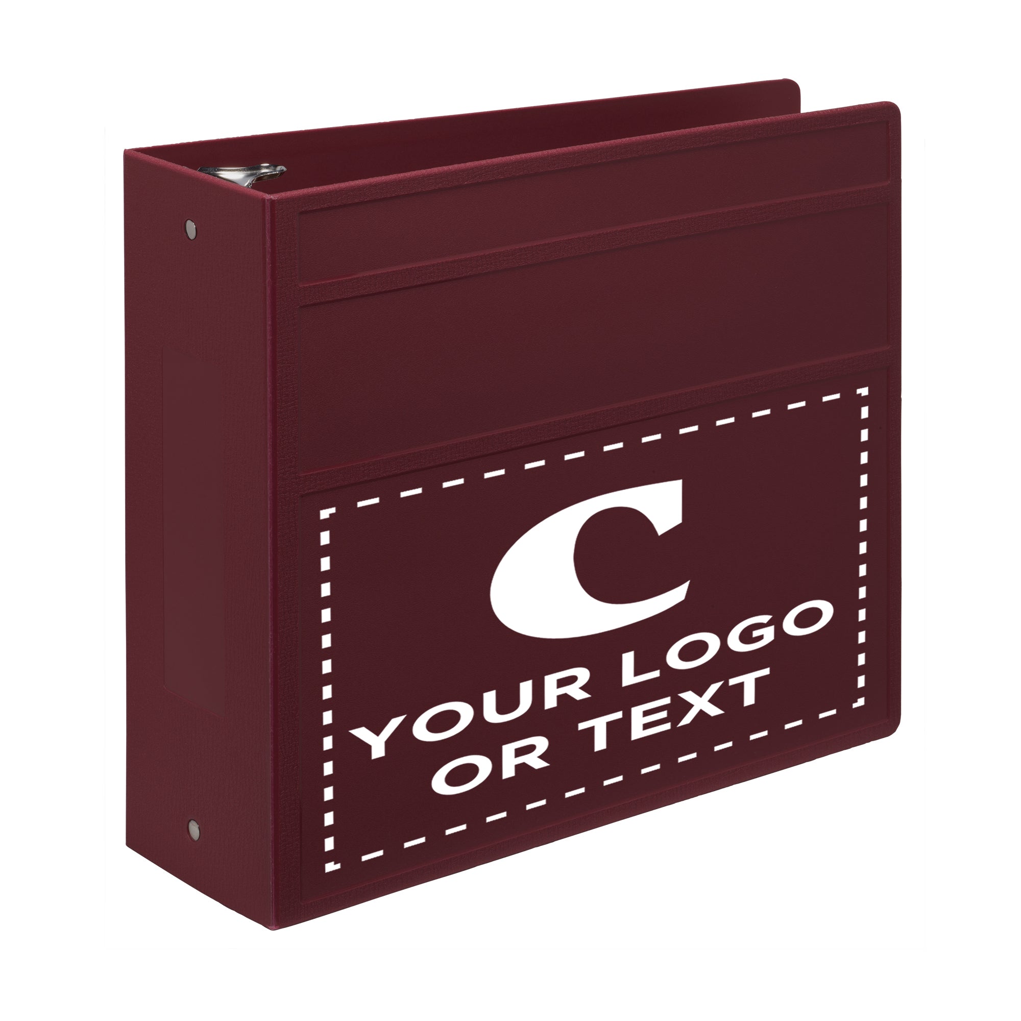 Custom 4-Inch Binder with Logo – Heavy Duty Side-Opening