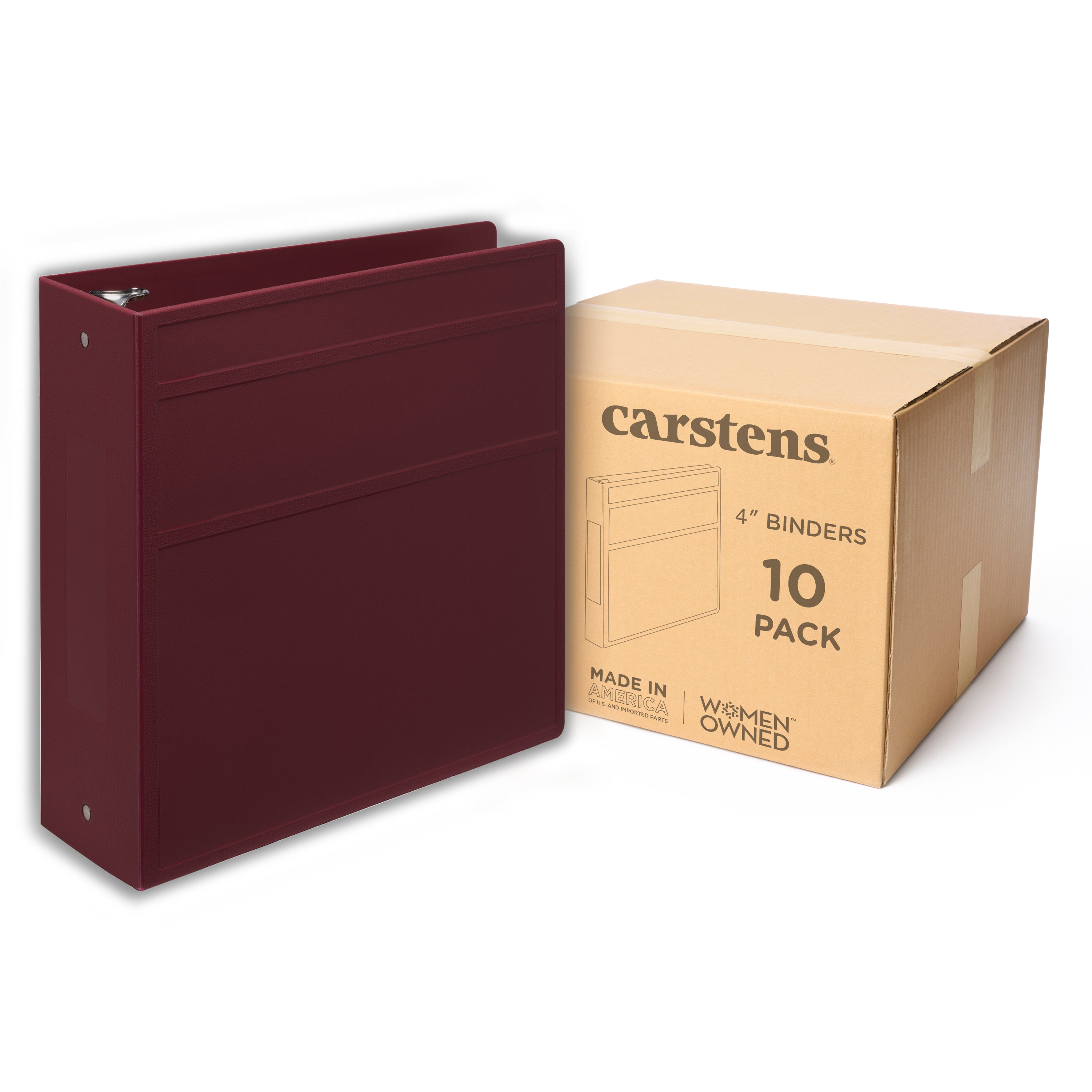 4-Inch Heavy Duty 3-Ring Binder for Medical Charting – Side Opening