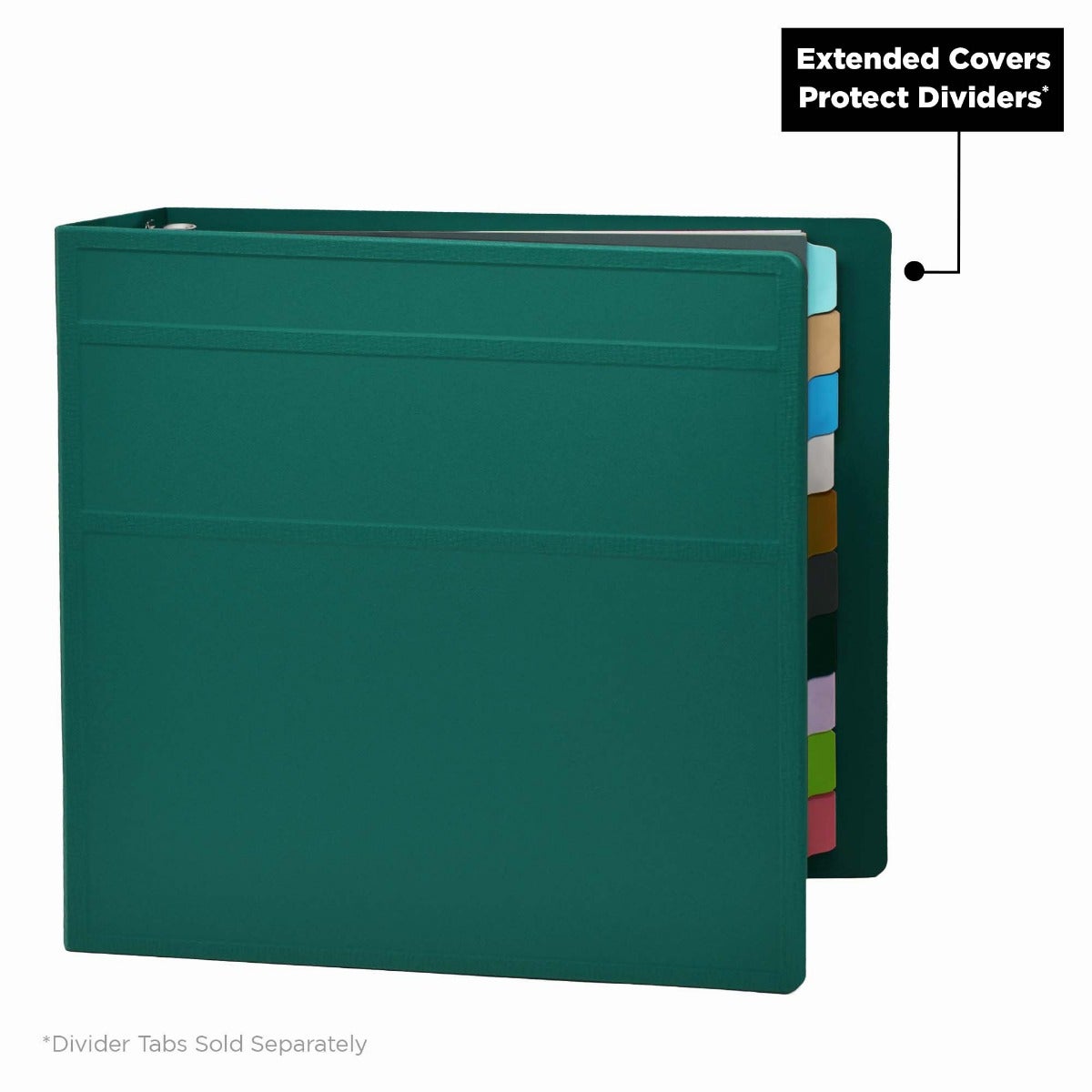 4-Inch Heavy Duty 3-Ring Binder for Medical Charting – Side Opening