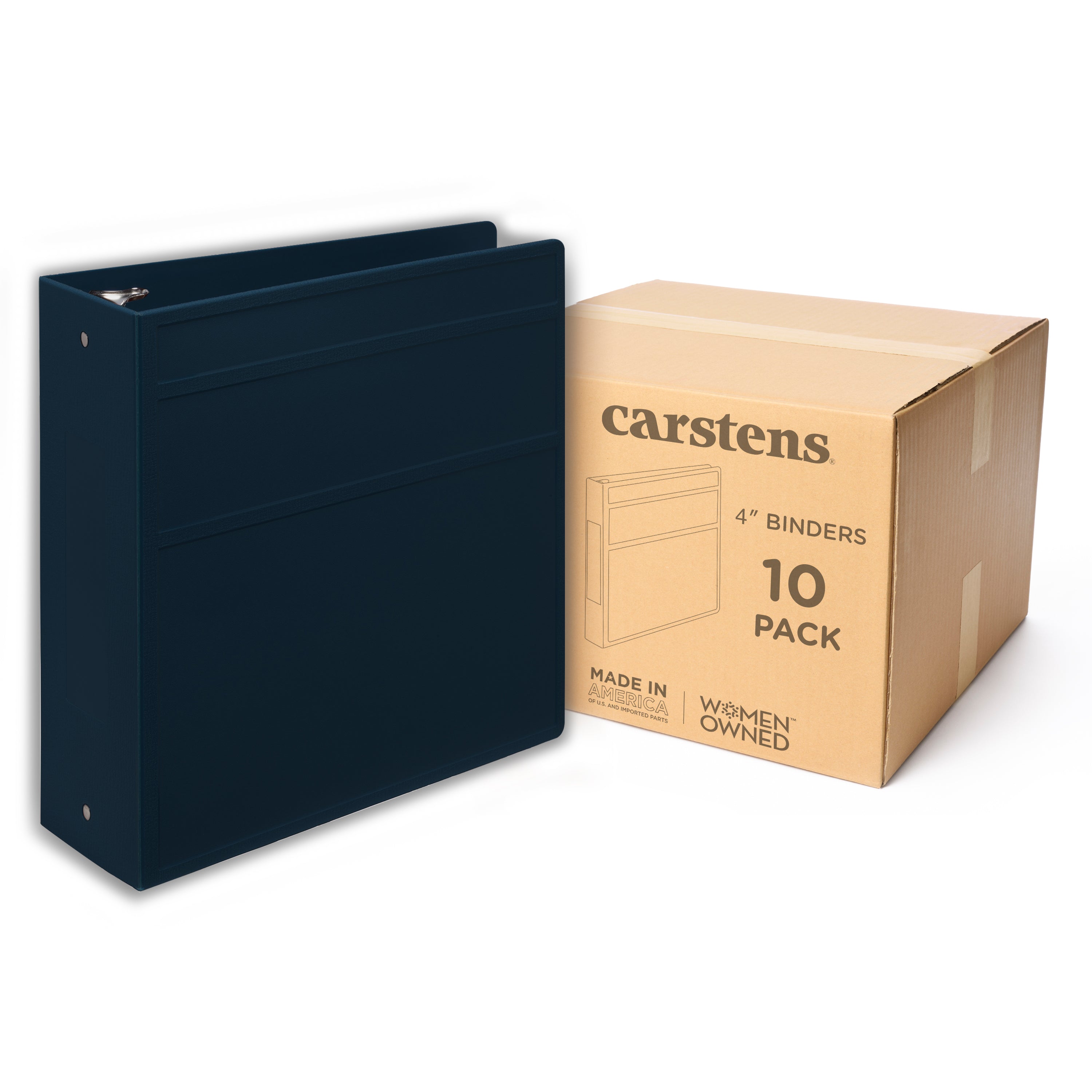 4-Inch Heavy Duty 3-Ring Binder for Medical Charting – Side Opening