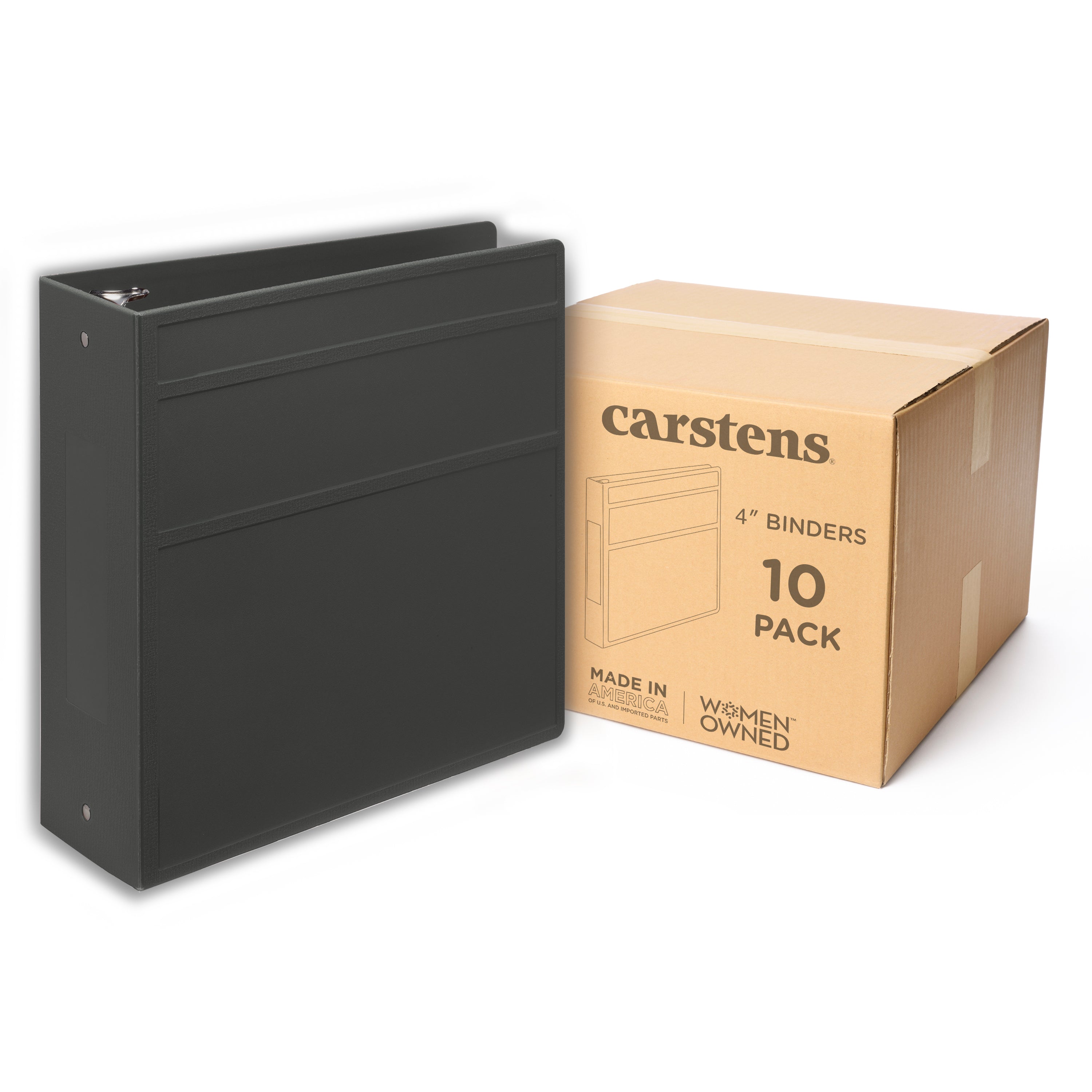 4-Inch Heavy Duty 3-Ring Binder for Medical Charting – Side Opening