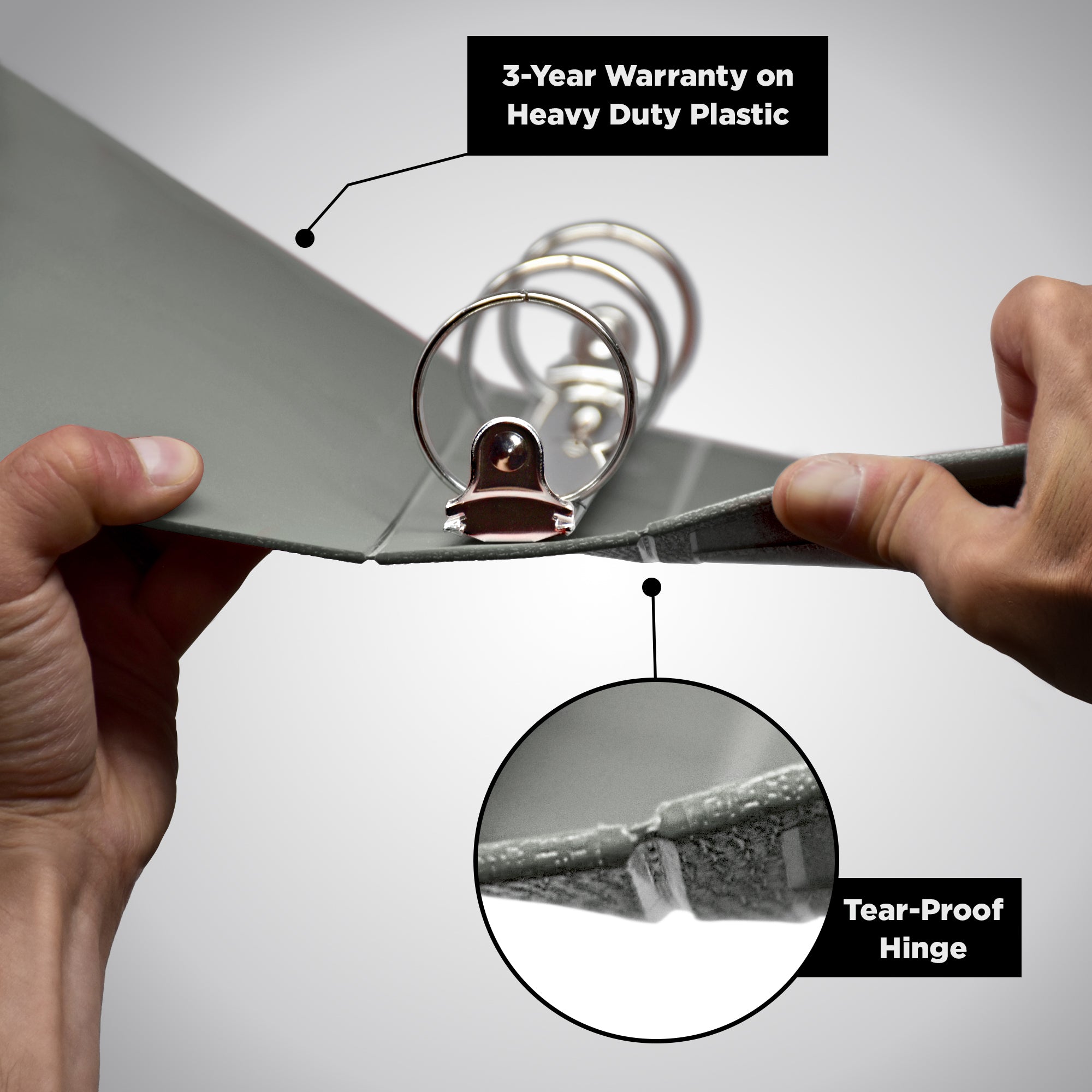 Heavy Duty Medical Administration Record (MAR) 3-Ring Binder – Side Opening