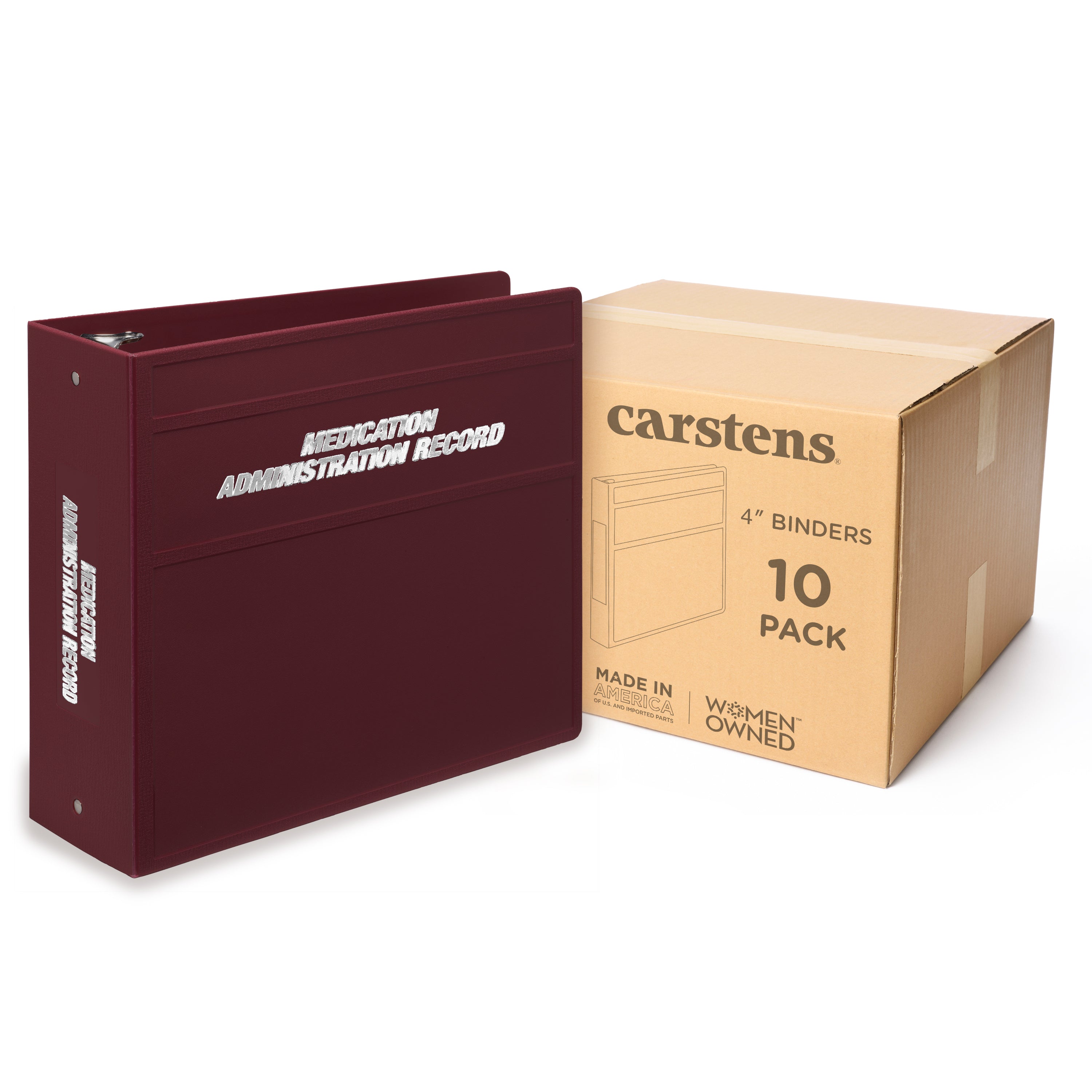 Heavy Duty Medical Administration Record (MAR) 3-Ring Binder – Side Opening