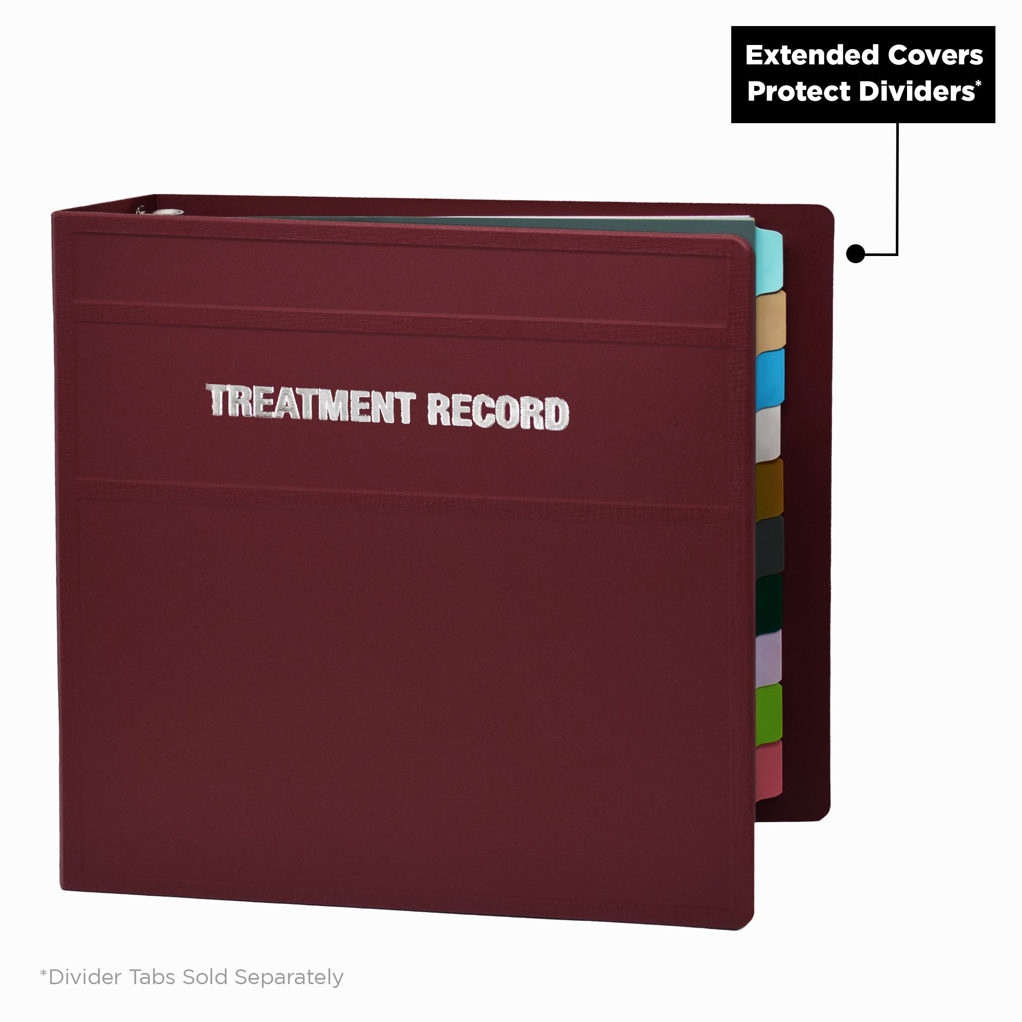 Heavy Duty Ring Binder for Treatment Administration Records (TAR) Manuals – Side Opening
