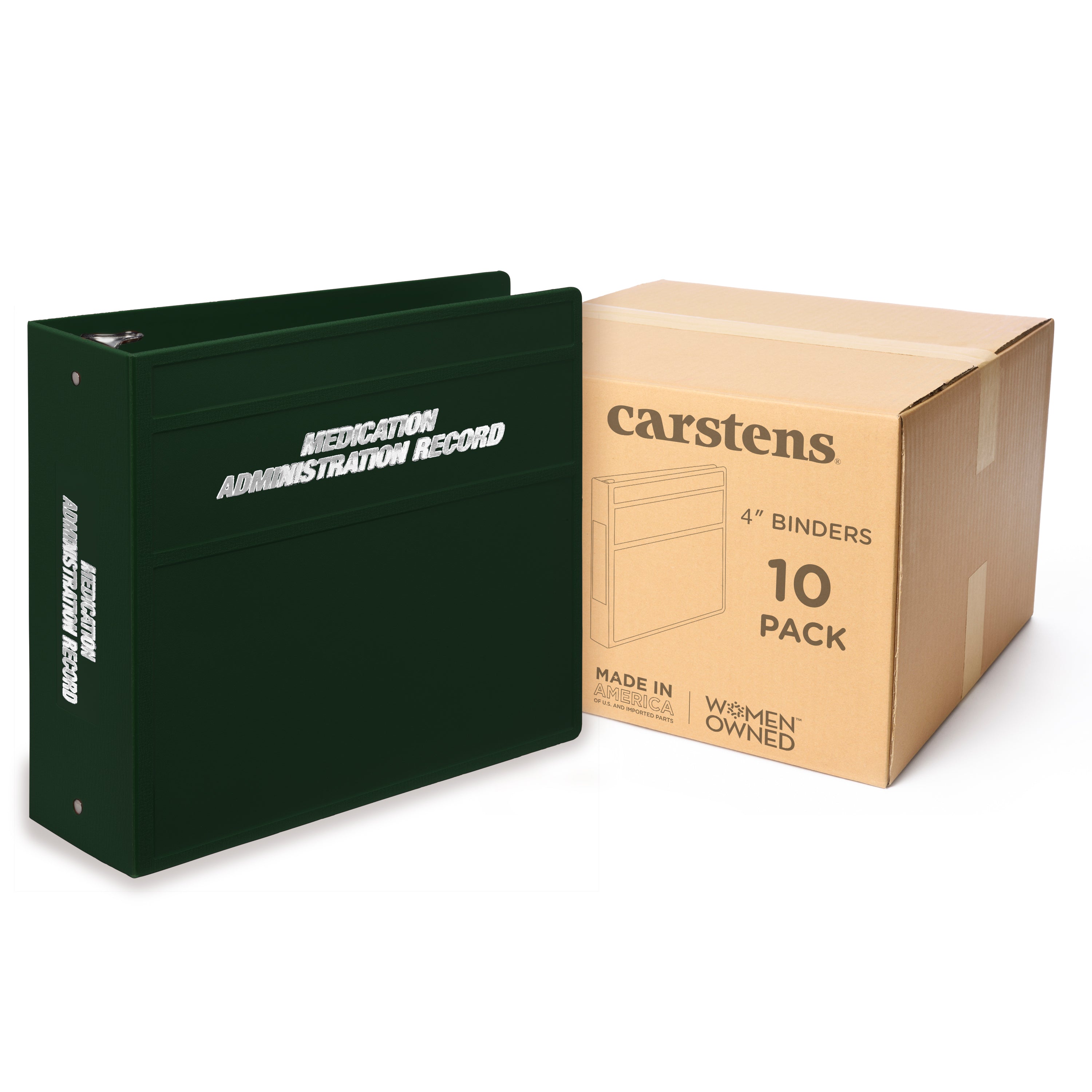 Heavy Duty Medical Administration Record (MAR) 3-Ring Binder – Side Opening
