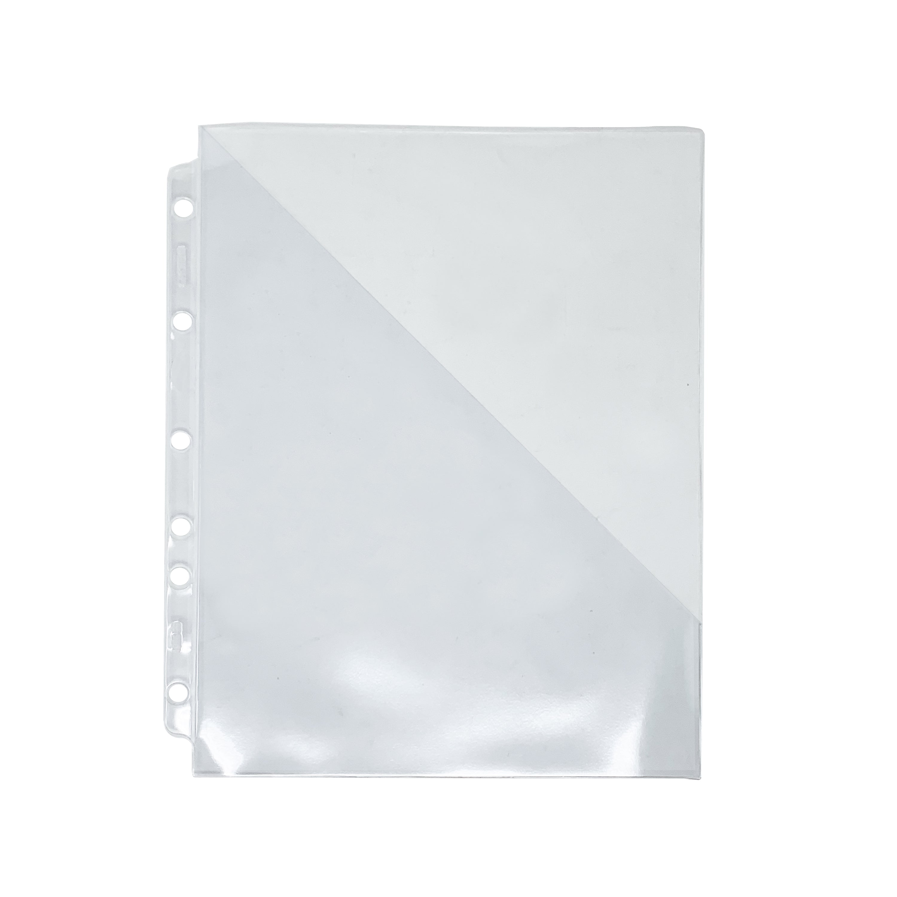 Single Diagonal Binder Pockets for Side Opening Ring Binders