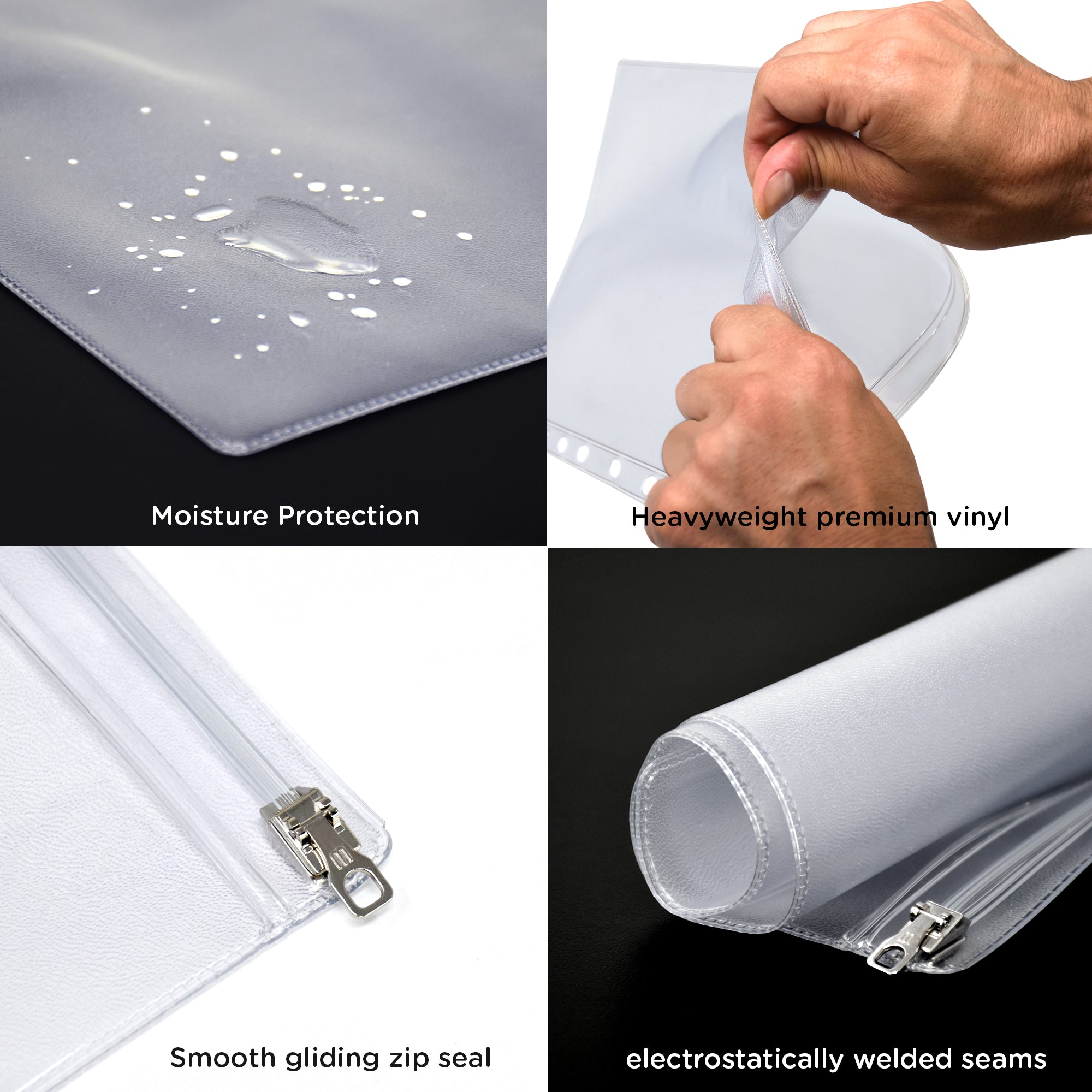 Heavy Duty Zipper Pockets for Top Opening Ring Binders