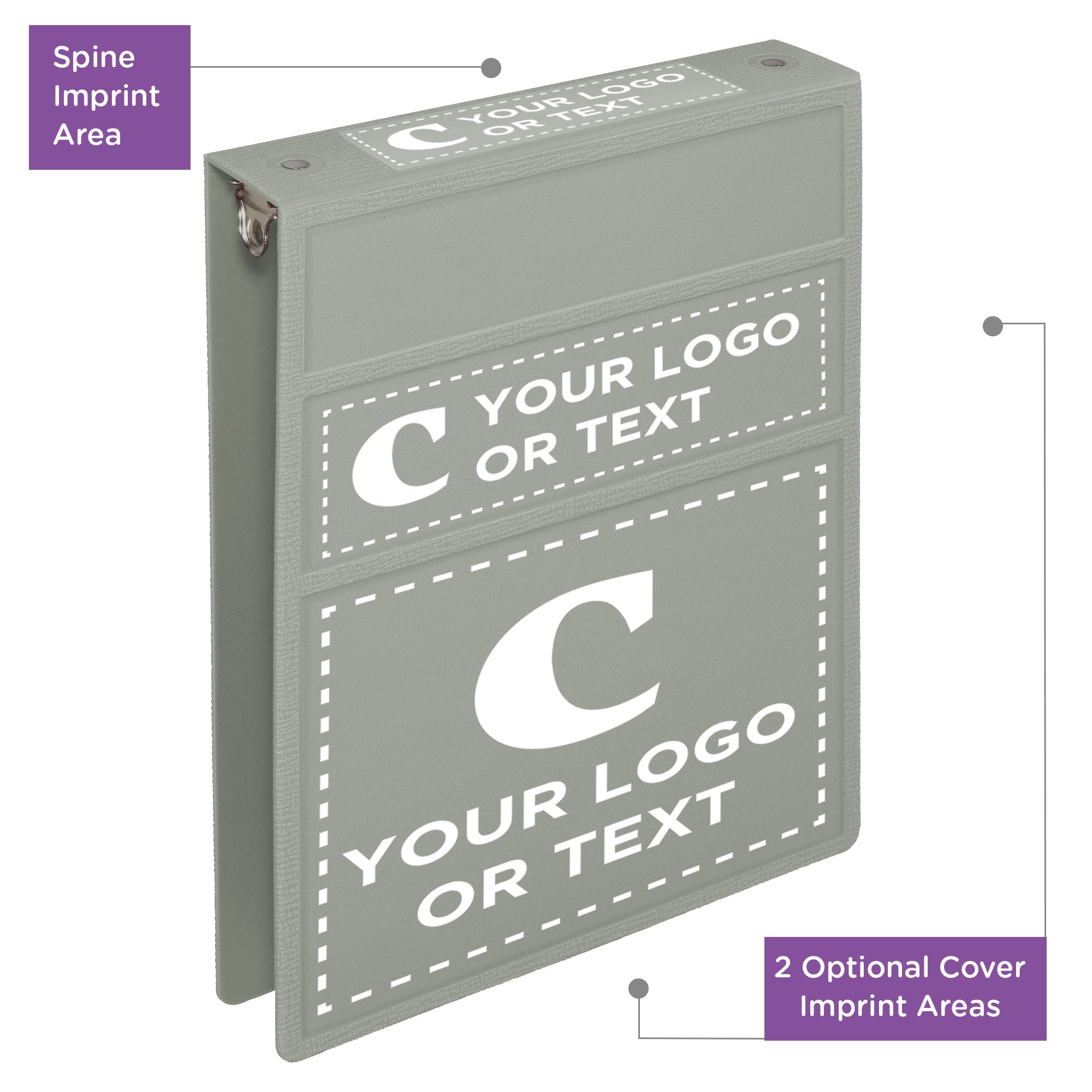 Custom 1.5-Inch Binder with Logo – Heavy Duty Top-Opening