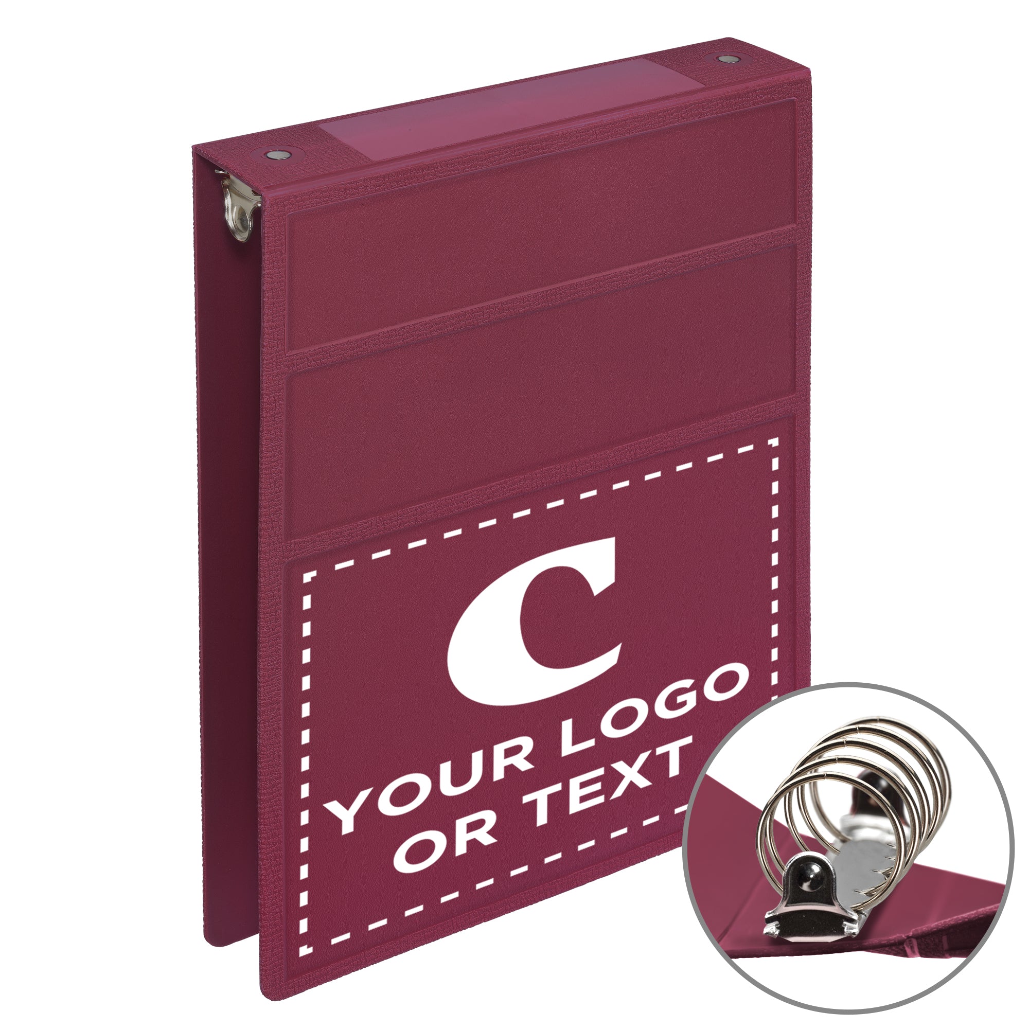 Custom 1.5-Inch Binder with Logo – Heavy Duty Top-Opening