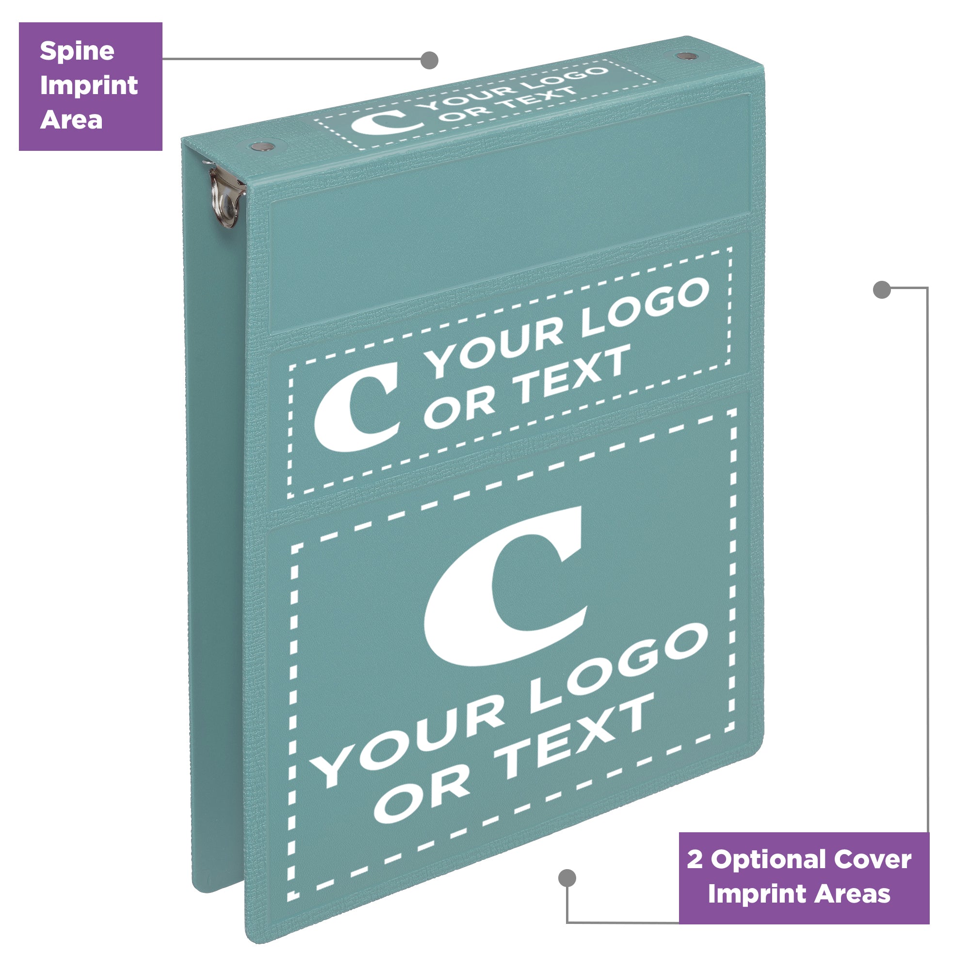 Custom 1.5-Inch Binder with Logo – Heavy Duty Top-Opening
