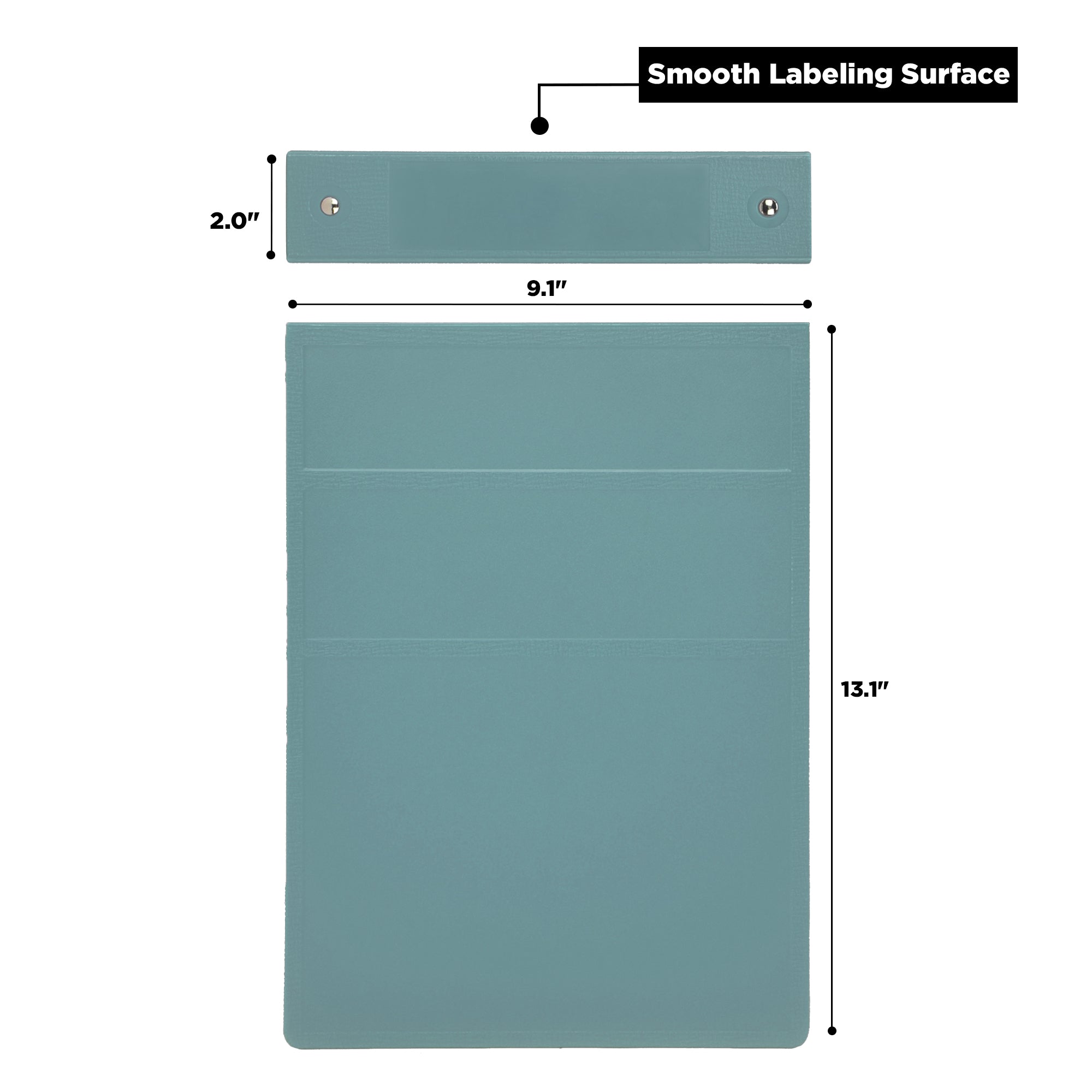 1.5 Inch Heavy Duty 5-Ring Binder for Medical Charting – Top Opening