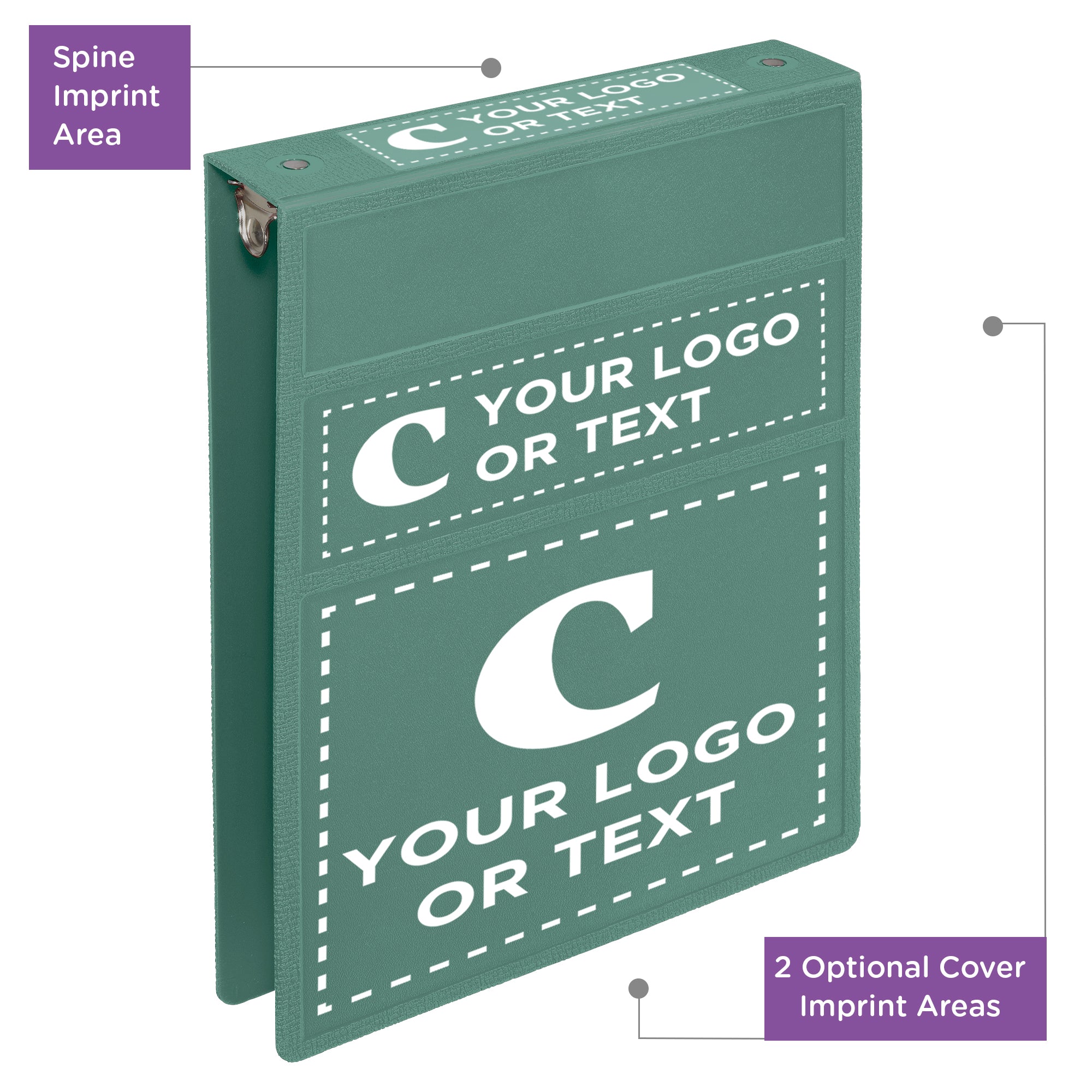 Custom 1.5-Inch Binder with Logo – Heavy Duty Top-Opening