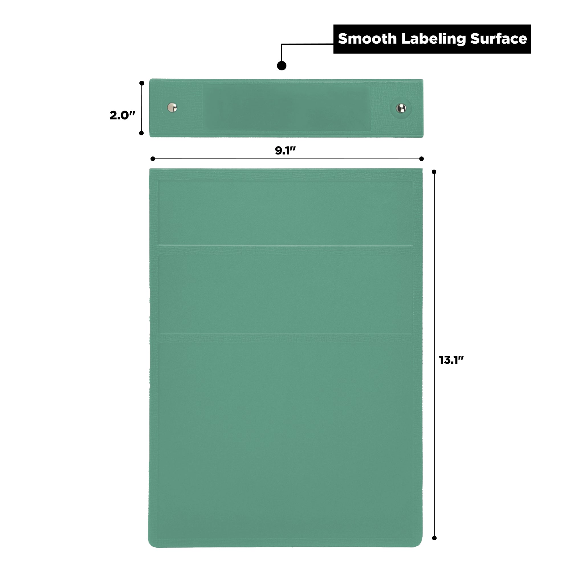 1.5 Inch Heavy Duty 5-Ring Binder for Medical Charting – Top Opening