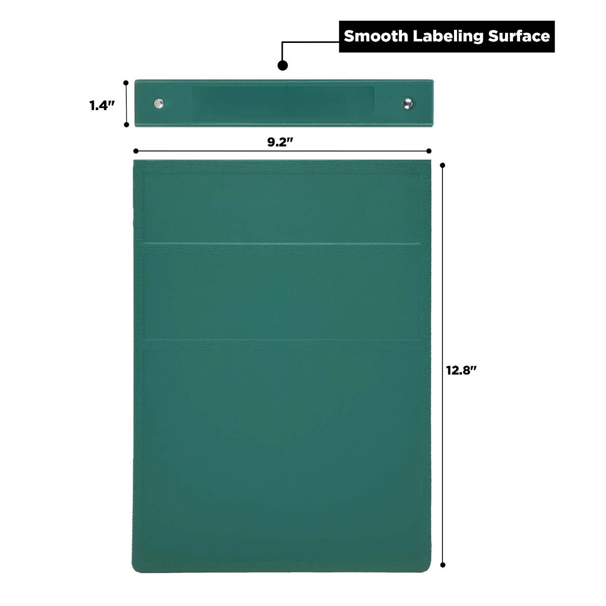 1.5-Inch Heavy Duty 2-Ring Binder for Medical Charting – Top Opening