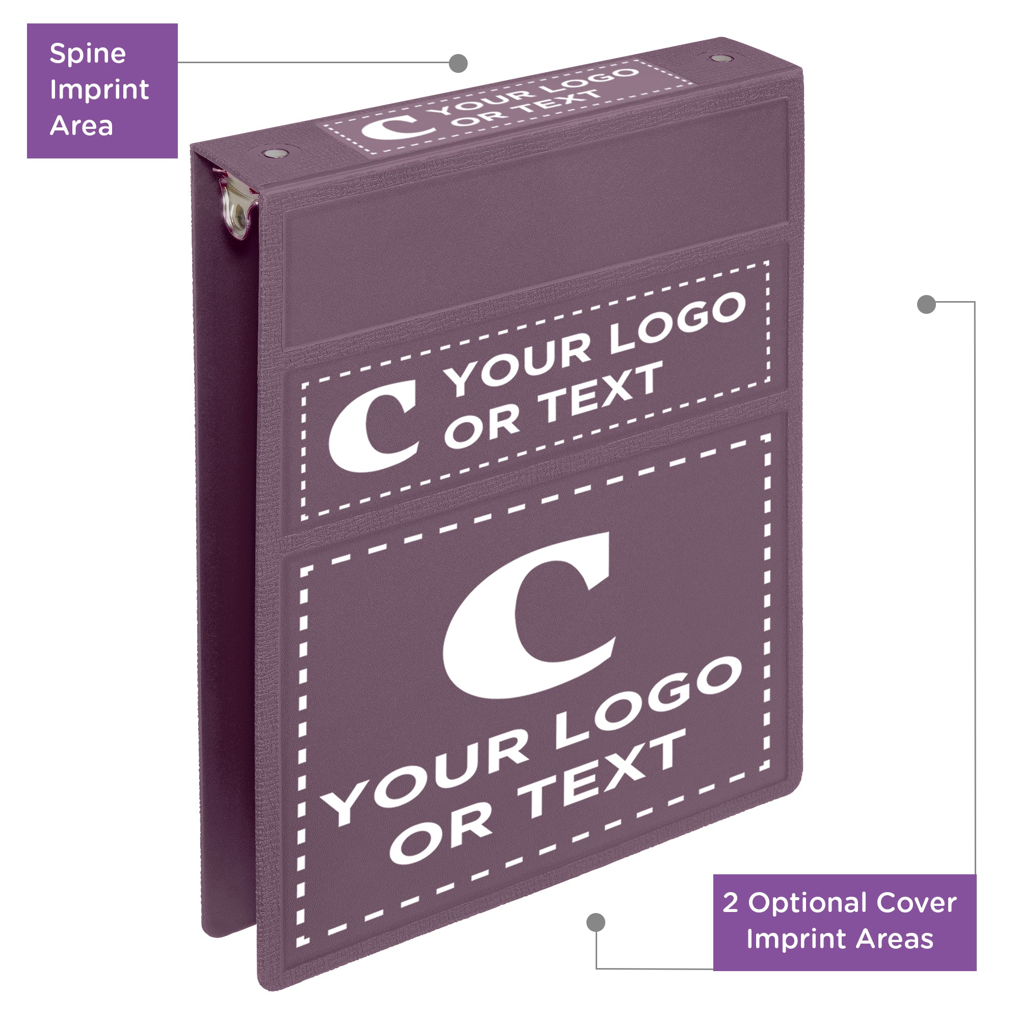 Custom 1.5-Inch Binder with Logo – Heavy Duty Top-Opening
