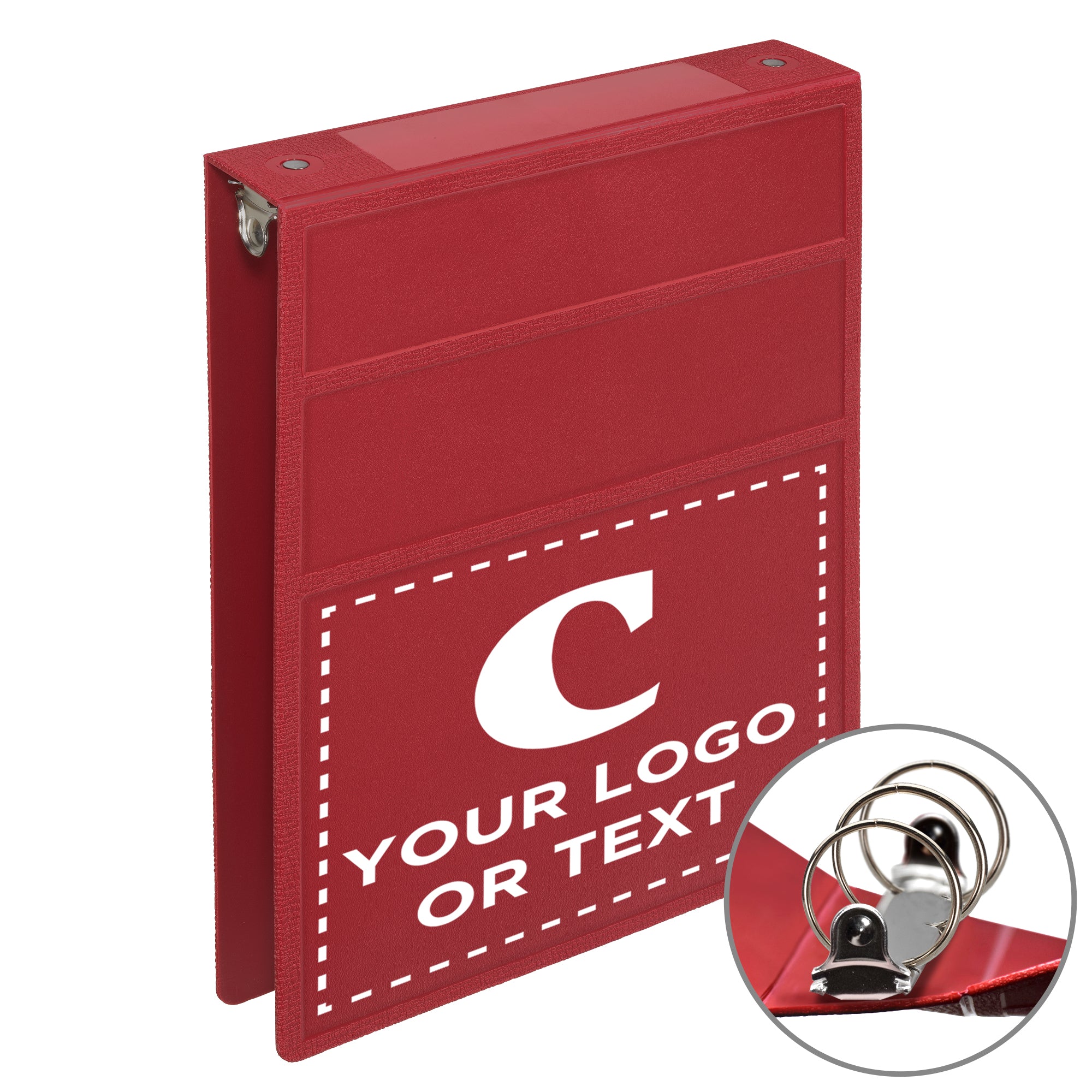 Custom 1.5-Inch Binder with Logo – Heavy Duty Top-Opening