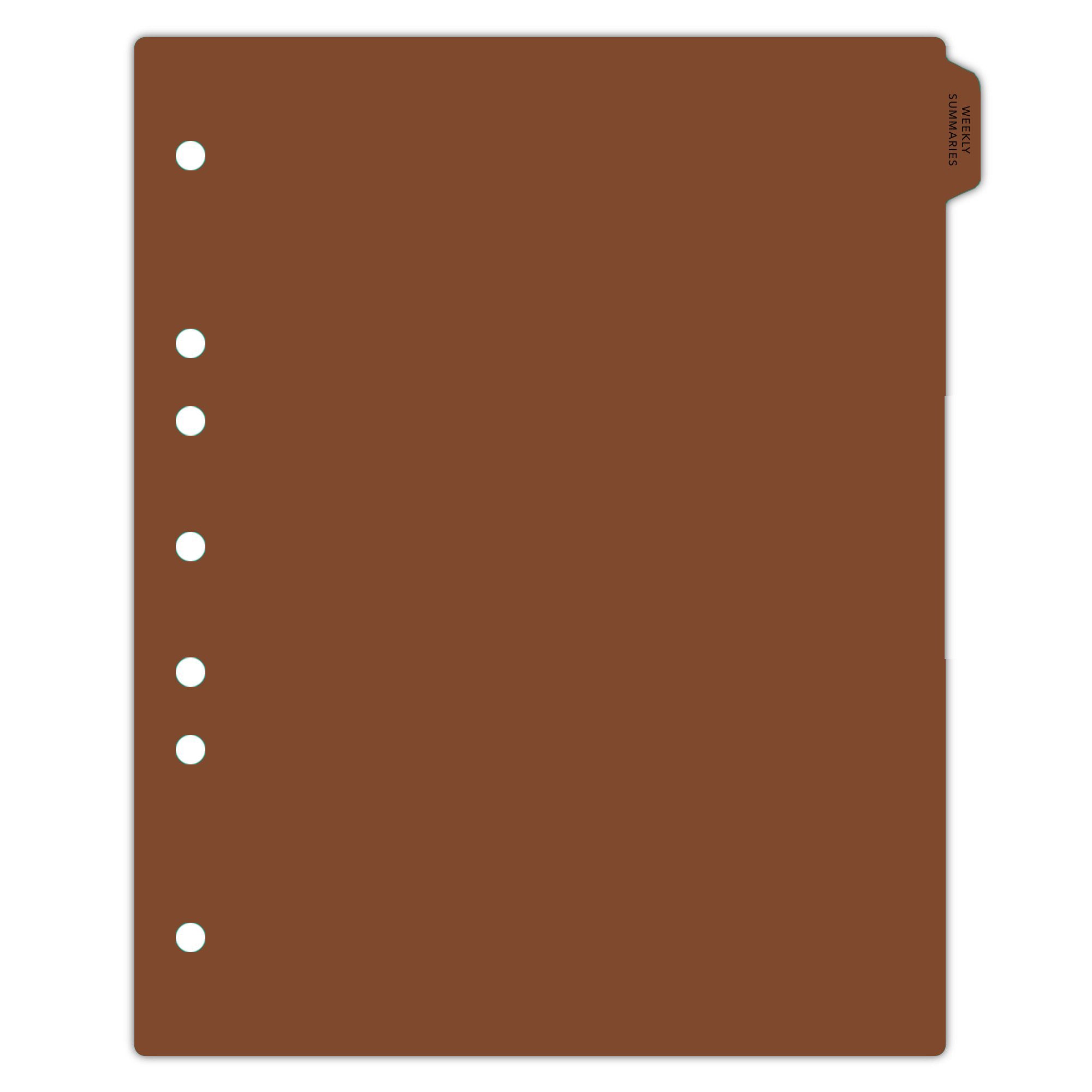 Heavy Duty Plastic Medical Chart Divider Tabs, Side Tab, 1/9 Cut, Tab 1 Position