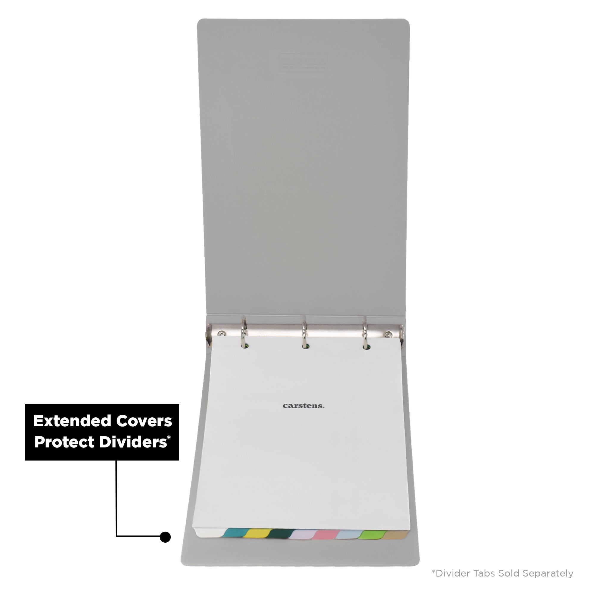 2-Inch Heavy Duty 3-Ring Binder for Medical Charting - Top Opening