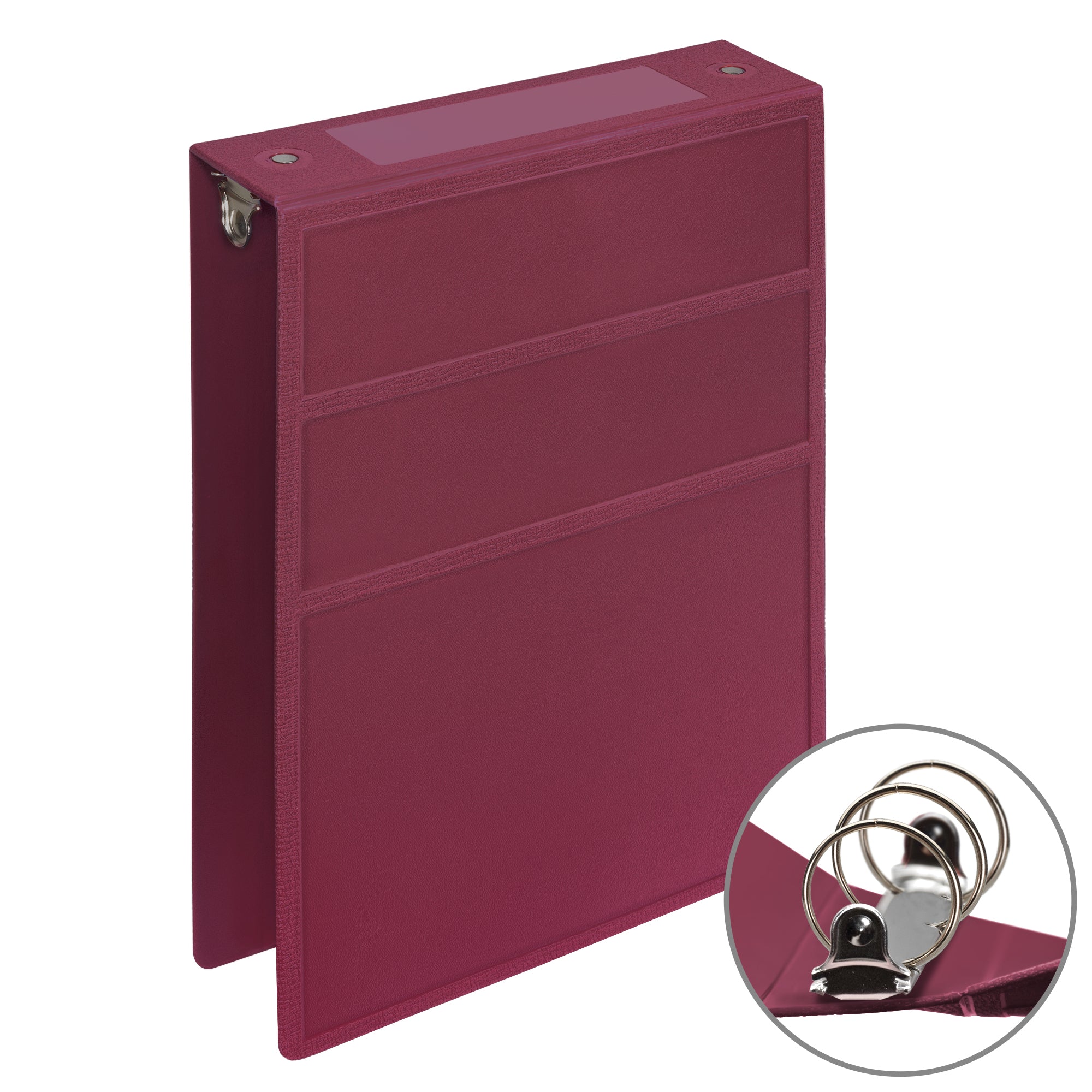2-Inch Heavy Duty 3-Ring Binder for Medical Charting - Top Opening