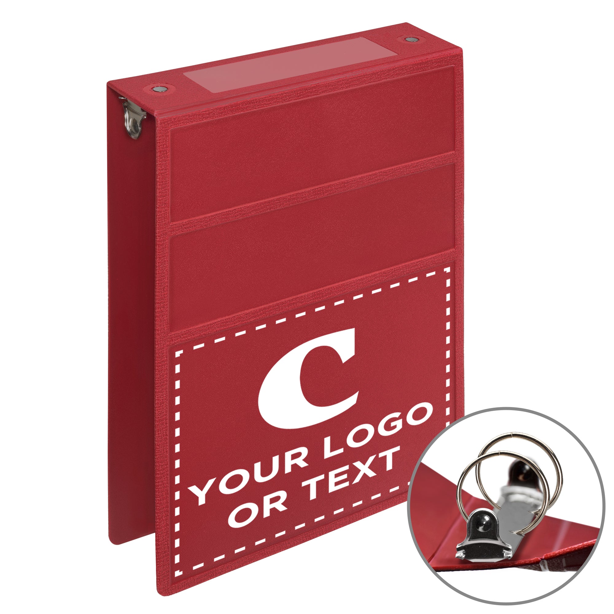 Custom 2-Inch Binder with Logo – Heavy Duty Top-Opening
