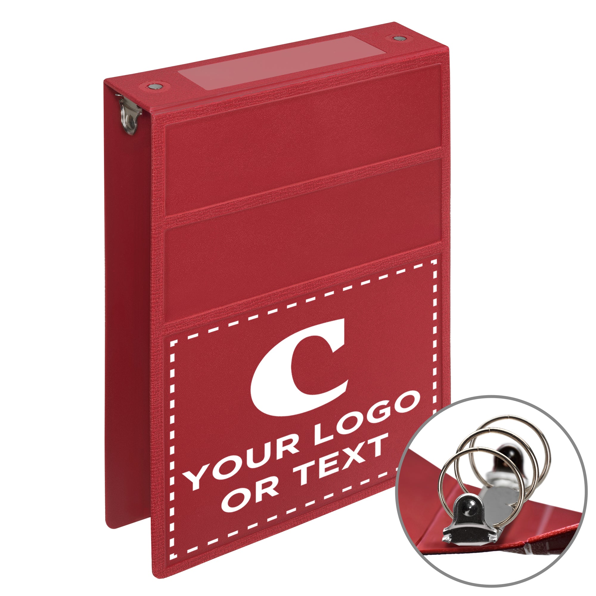 Custom 2-Inch Binder with Logo – Heavy Duty Top-Opening