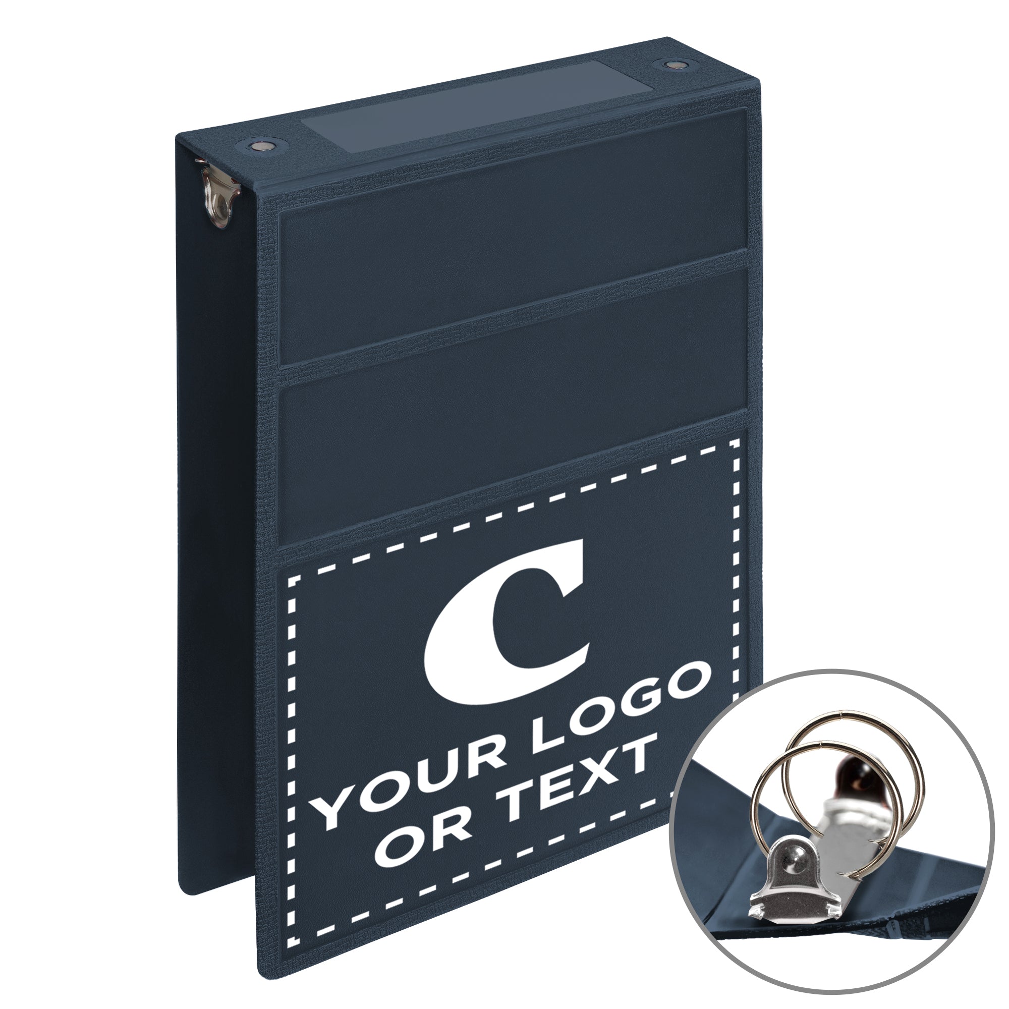Custom 2-Inch Binder with Logo – Heavy Duty Top-Opening