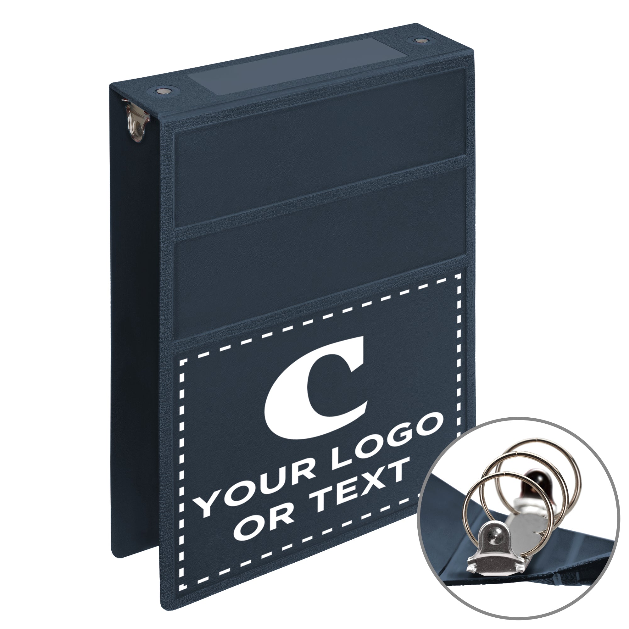 Custom 2-Inch Binder with Logo – Heavy Duty Top-Opening