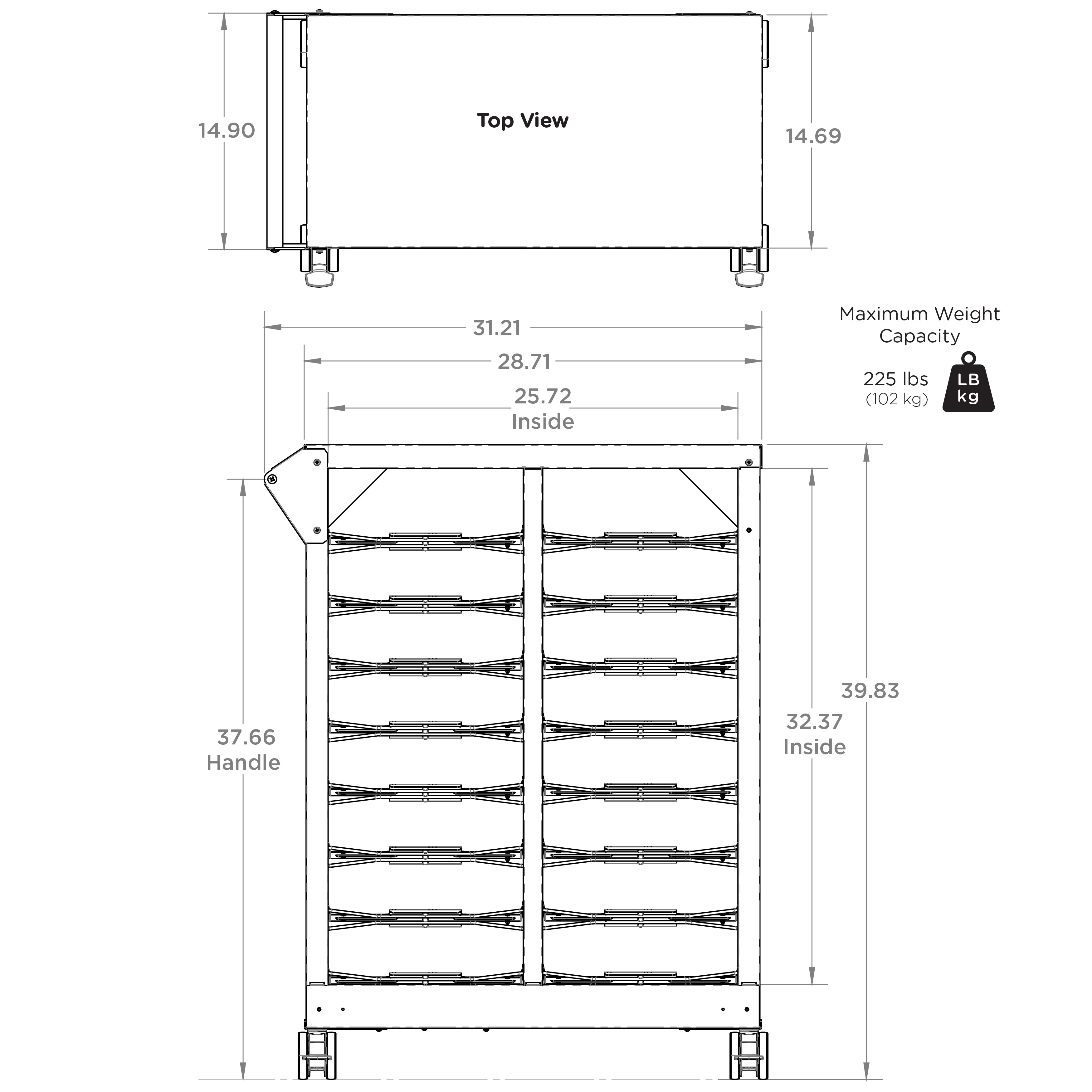 MultiFit™ Chart Rack