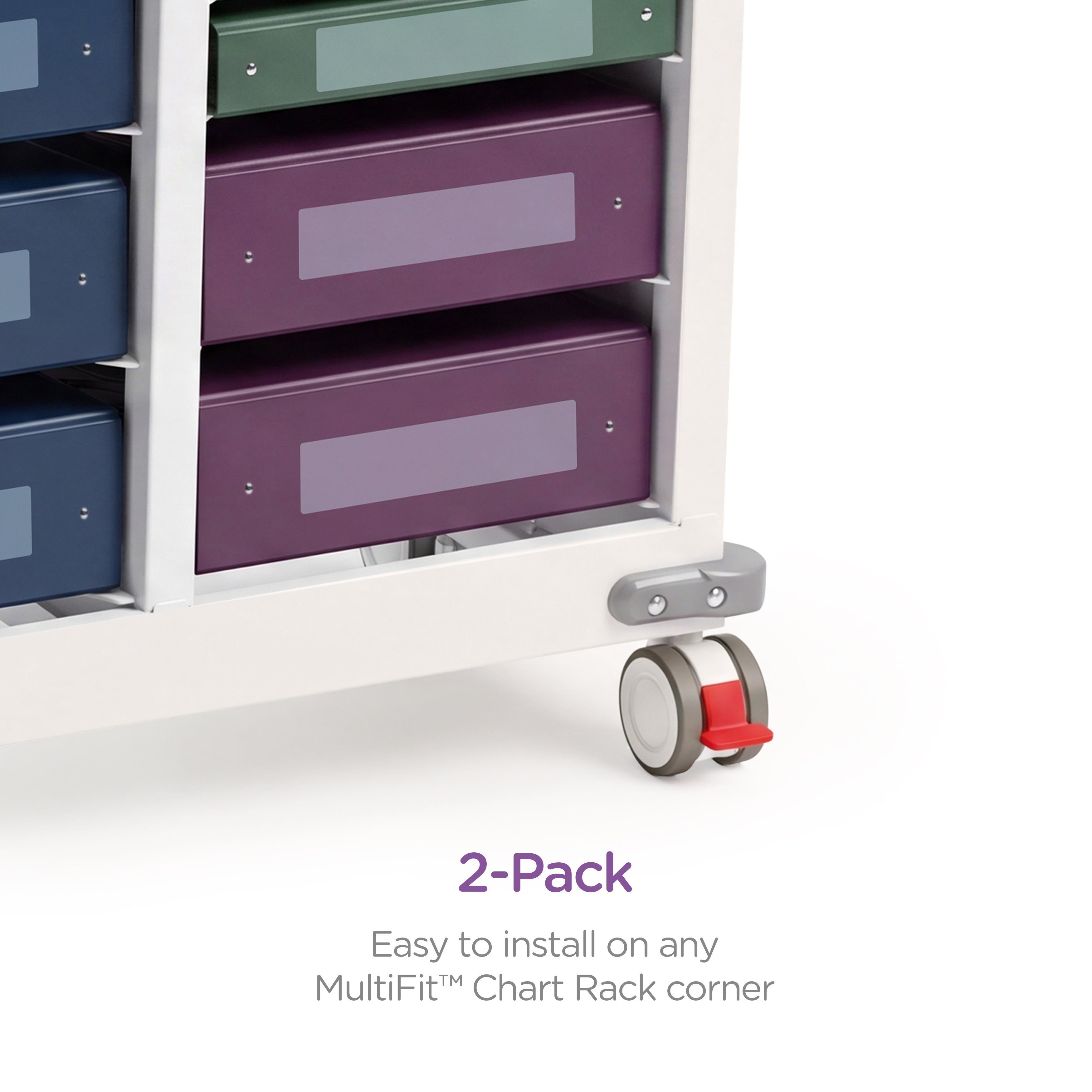Carstens MultiFit™ Chart Rack Corner Bumpers (Pack of 2)