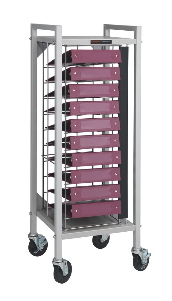 Horizontal Open Chart Rack For Top Opening Ring Binders