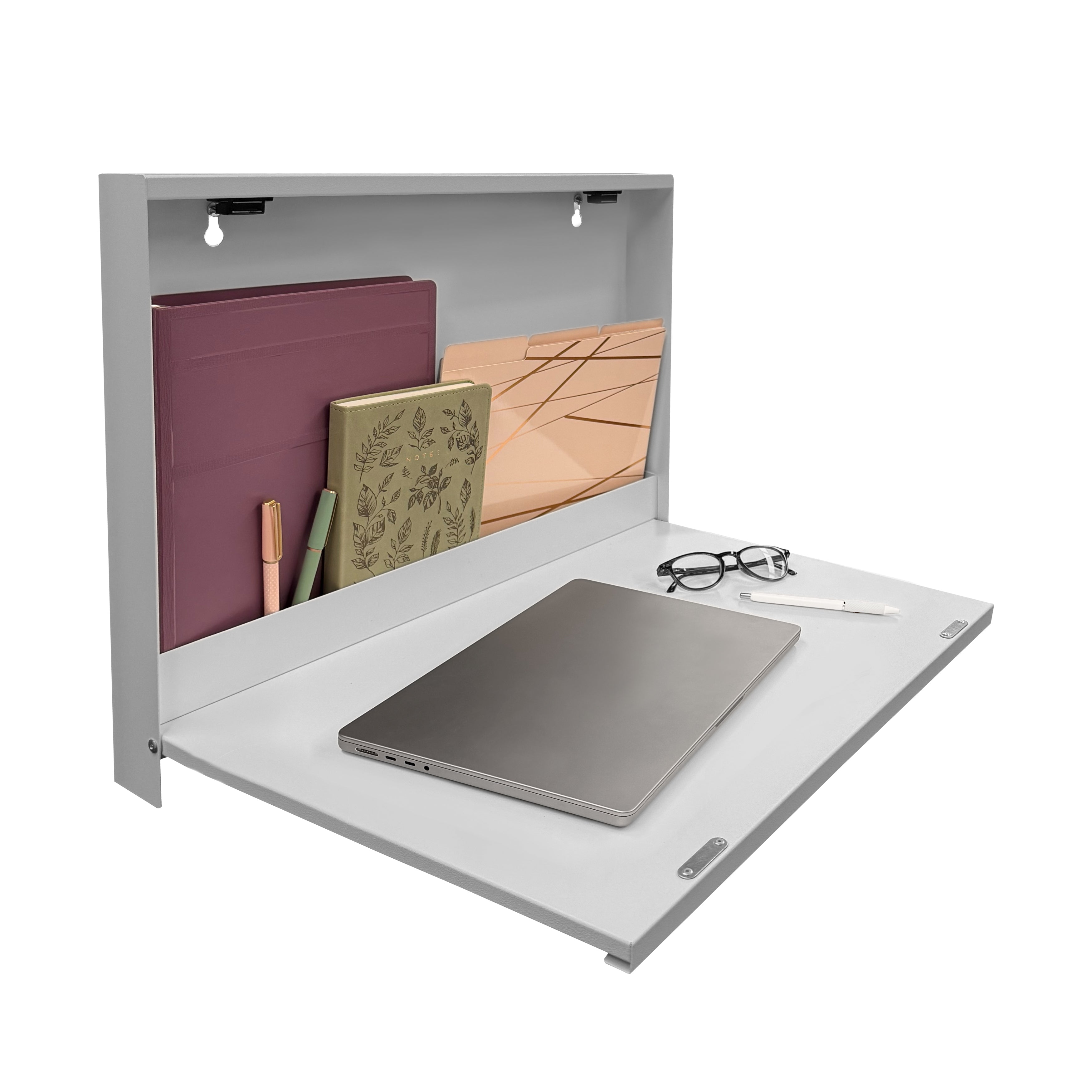 Basic Narrow Wall Cabinet, 22.75"W x 17.5"H x 2.6"D, No Lock, WALLAroo Jr™ 4632 Series
